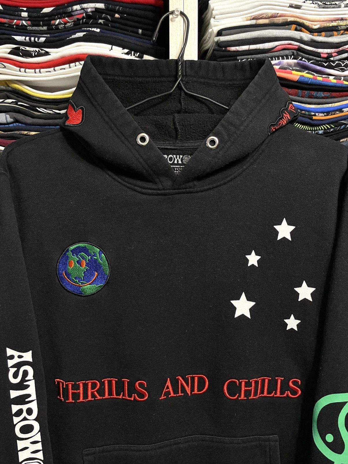 Travis Scott Travis Scott Astroworld World Peace Thrills Chills Hoodie Size US S / EU 44-46 / 1 - 4 Thumbnail