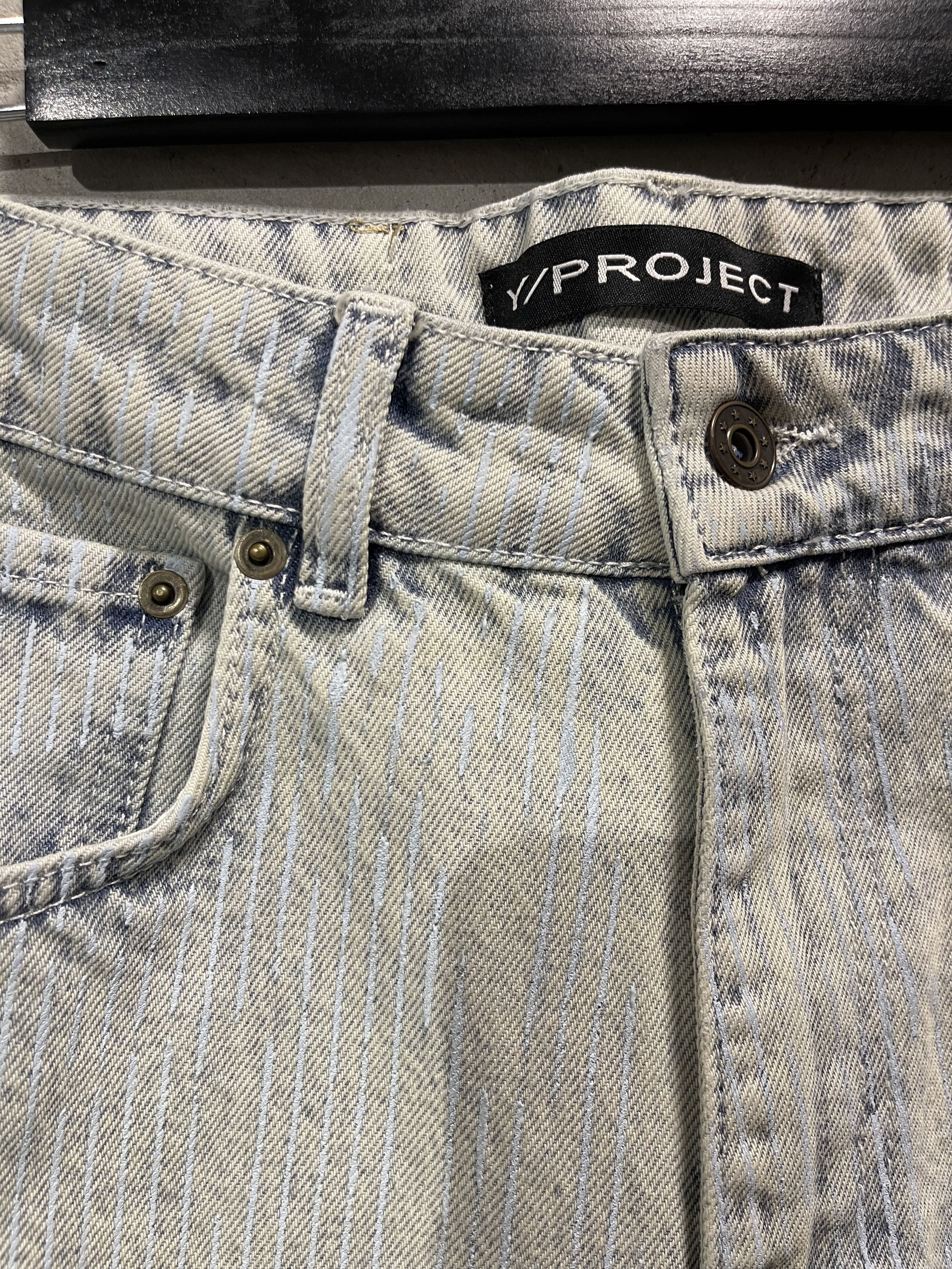 Y/Project Y/Project Vine Embroidery Denim in Bleach Indigo Size US 32 / EU 48 - 5 Thumbnail