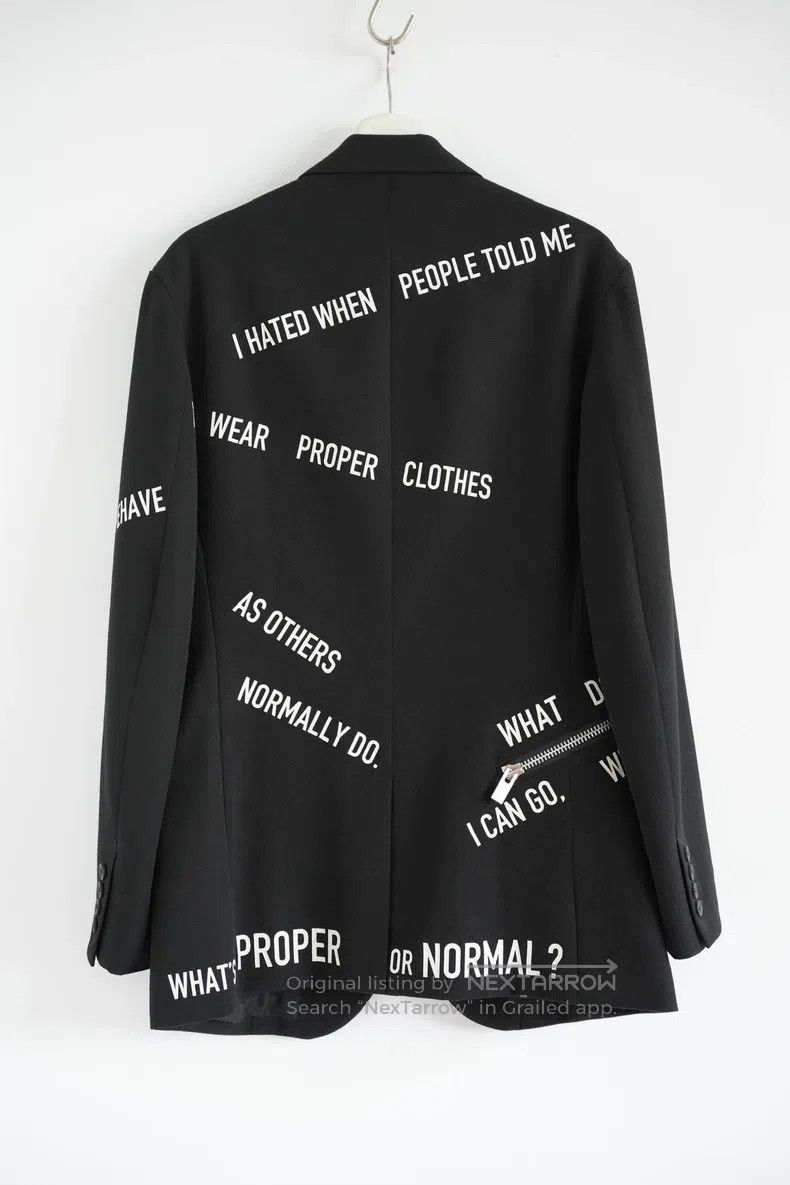 Yohji Yamamoto YOHJI YAMAMOTO Subtitle Zipper Suit Size US M / EU 48-50 / 2 - 2 Thumbnail