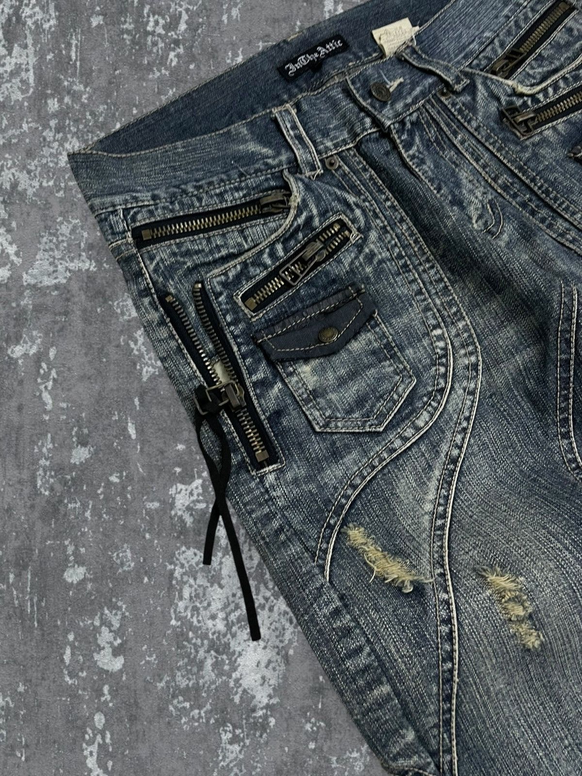 In The Attic Vintage Rare 1990s Japan Designer In The Attic Flared Grunge Size US 30 / EU 46 - 6 Thumbnail