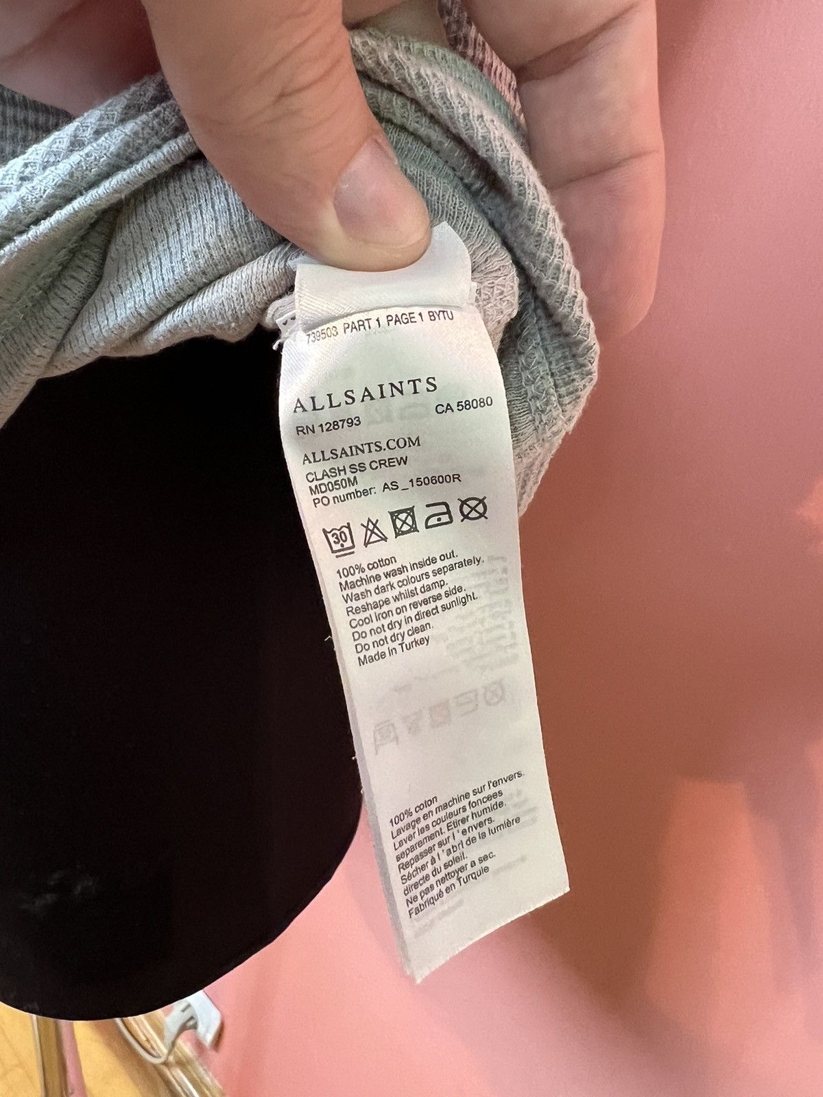 Allsaints Allsaints tee shirt casual streetwear hype y2k Size US M / EU 48-50 / 2 - 5 Thumbnail