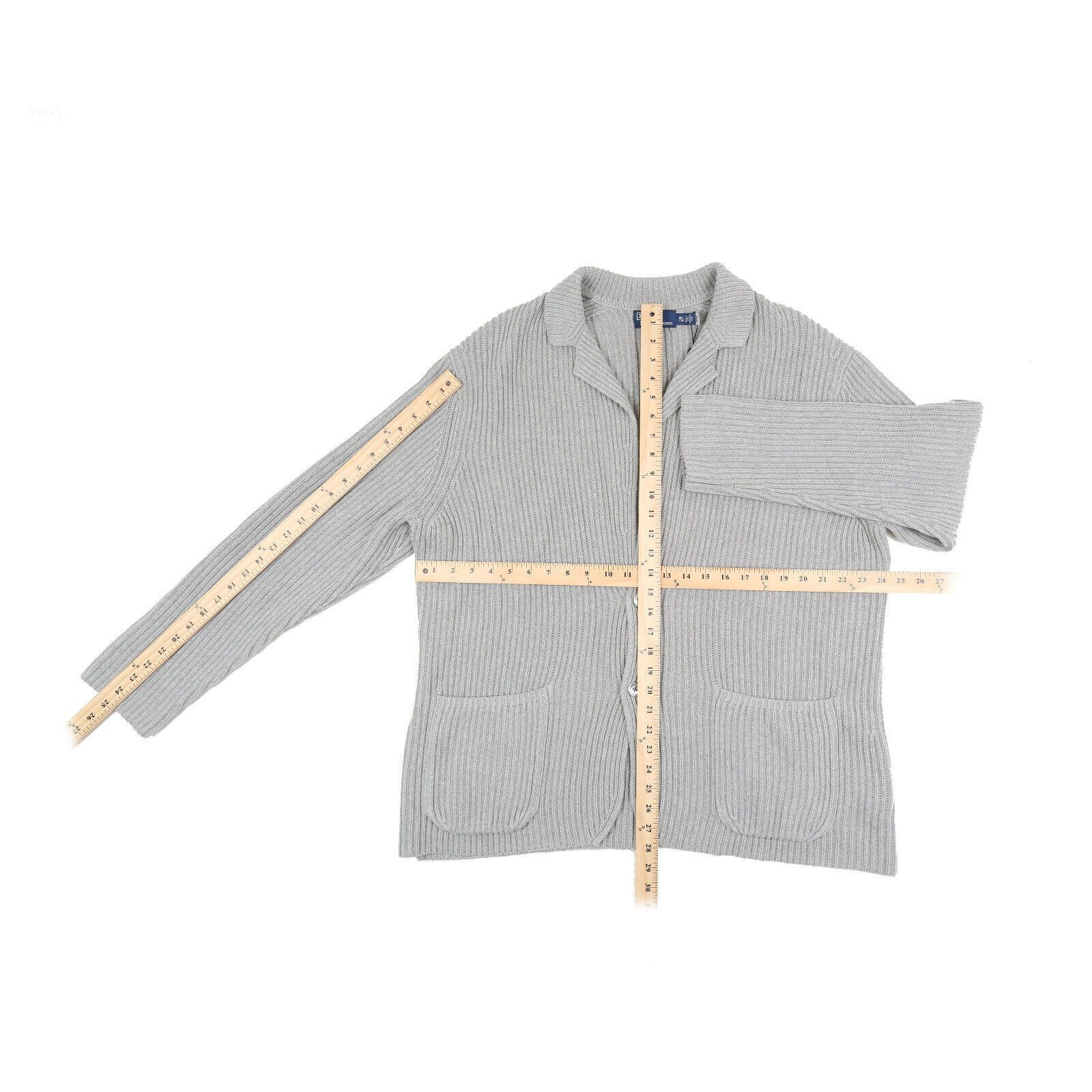 Polo Ralph Lauren Polo Ralph Lauren Cotton Cashmere Blazer Cardigan Gray Size US XXL / EU 58 / 5 - 2 Thumbnail