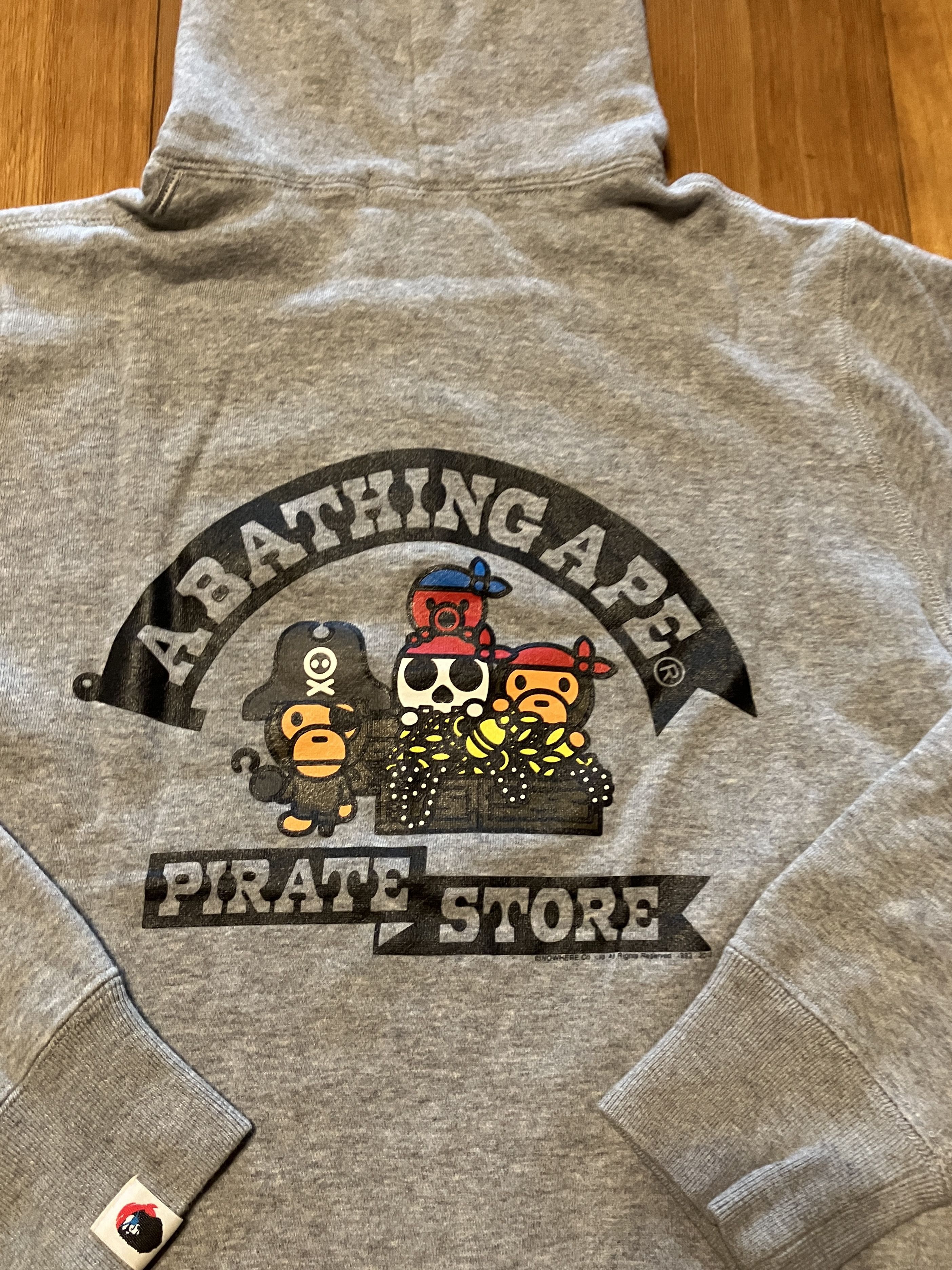Bape Bape Pirate Store Baby Milo Friends Zip Hoodie Size US S / EU 44-46 / 1 - 2 Thumbnail