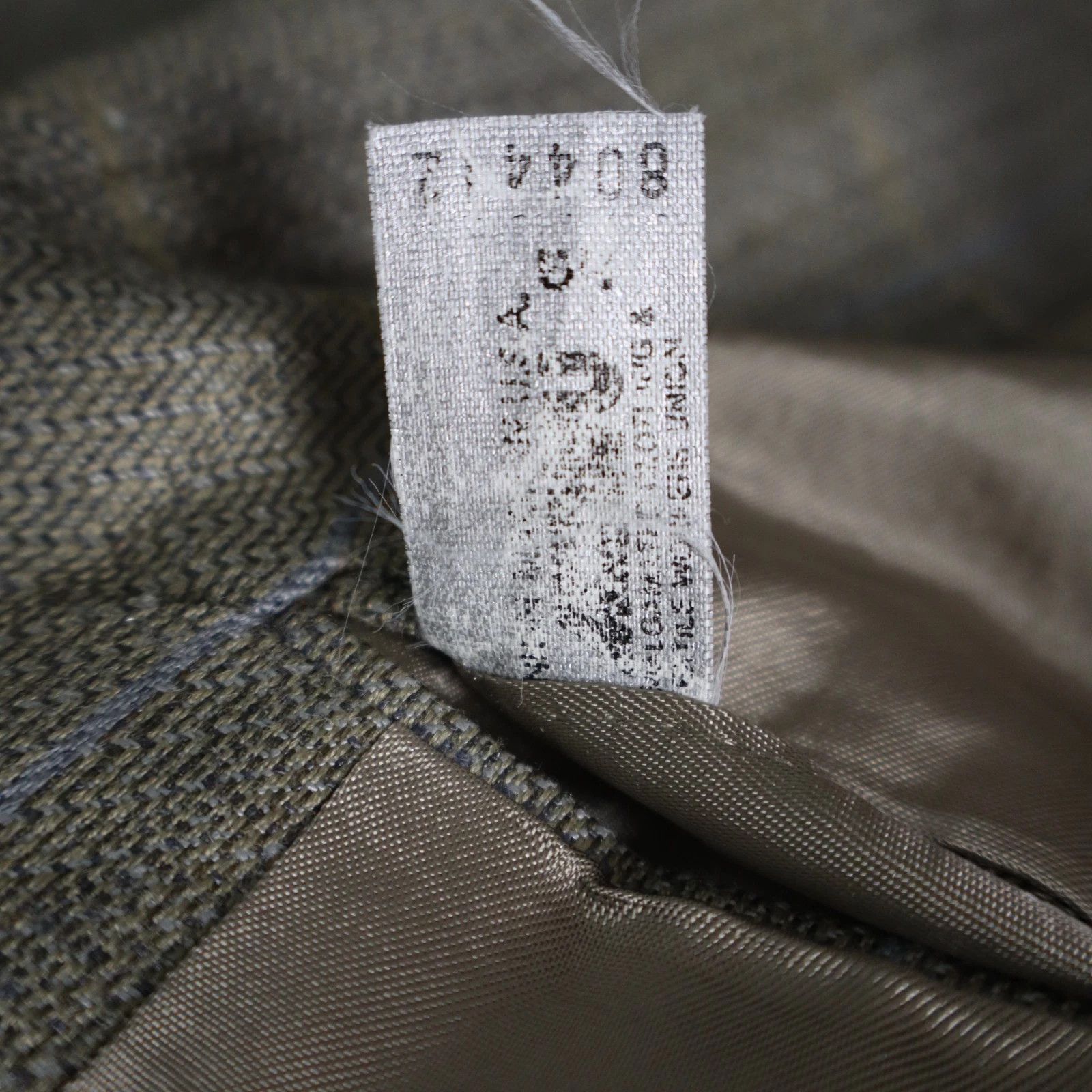 Other Nino Cerruti Double Breasted Blazer Tan Windowpane Wool 42R Size 42R - 7 Thumbnail