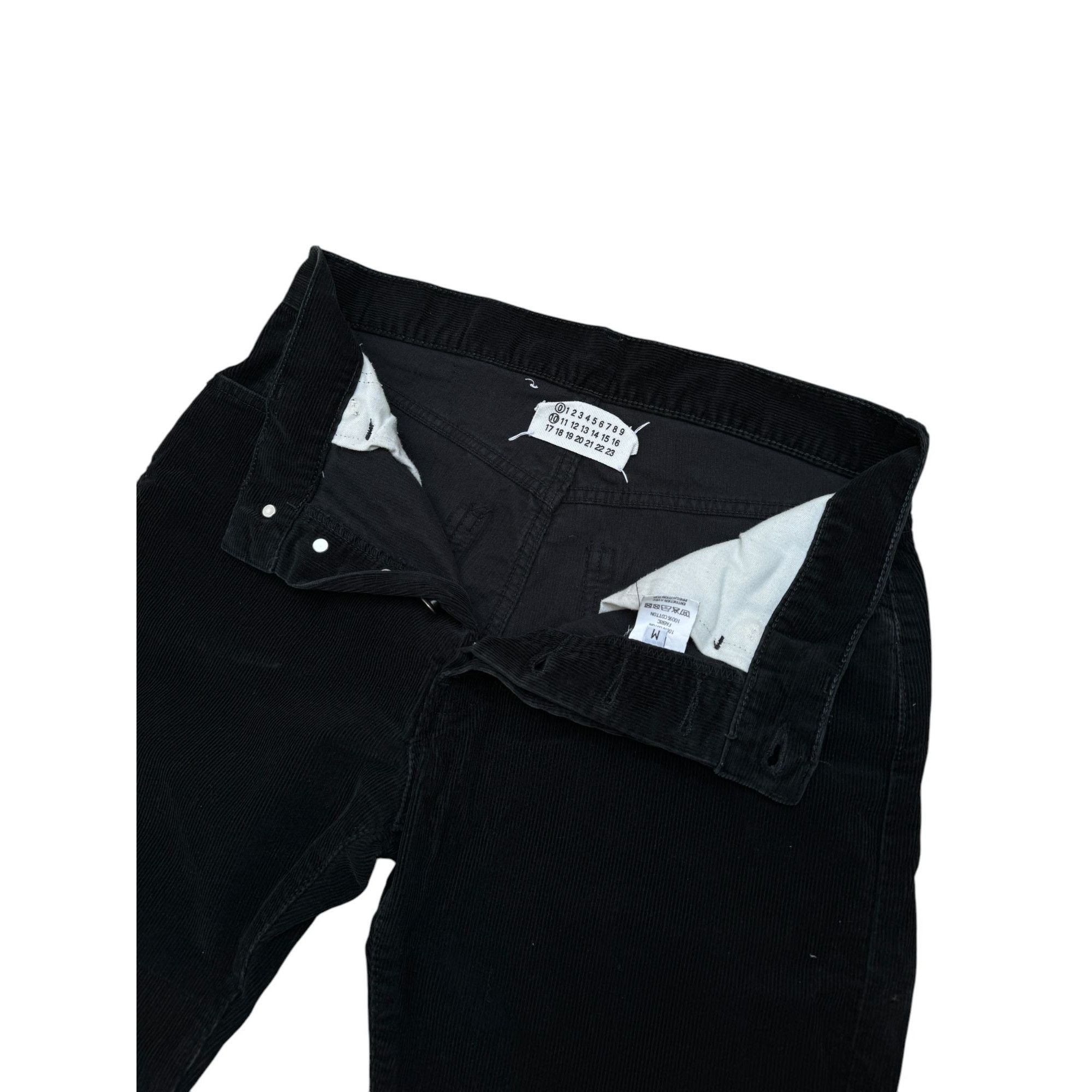 Maison Margiela 0 10 Artisanal Black Corduroy Pants Size US 30 / EU 46 - 3 Thumbnail