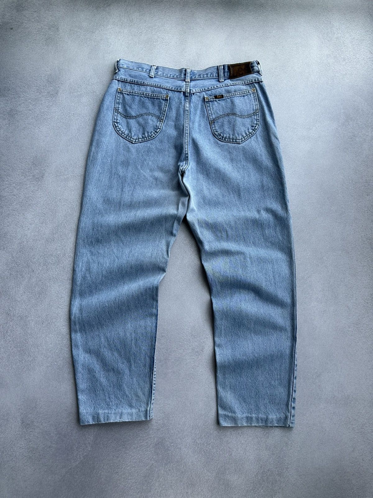 Lee Vintage Lee Riders Sanforized Rare Baggy Jeans Sz 38 x 34 Size US 38 / EU 54 - 8 Thumbnail