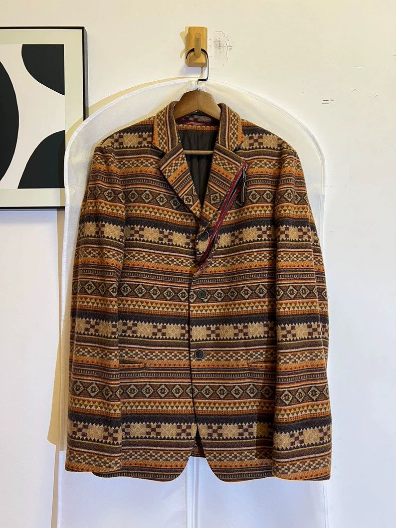 Yohji Yamamoto Yohji Yamamoto 14aw Opening Totem Zipper Knight Jacket Size US M / EU 48-50 / 2 - 1 Thumbnail