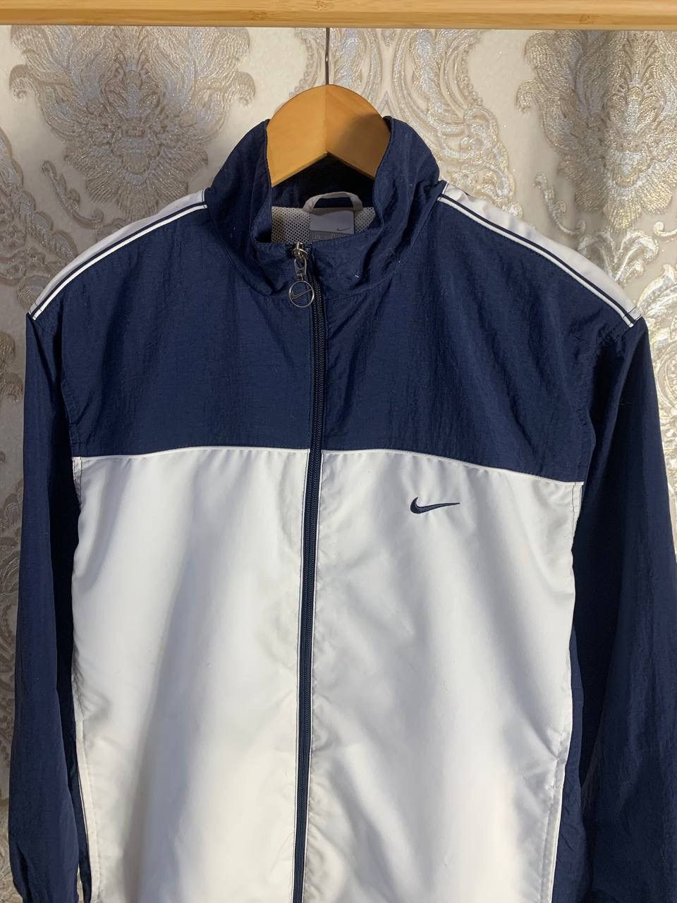 Nike × Vintage VERY RARE NIKE LIGHT JACKET DRILL JAPAN STYLE SWOOSH Y2K 90s Size US XL / EU 56 / 4 - 2 Thumbnail