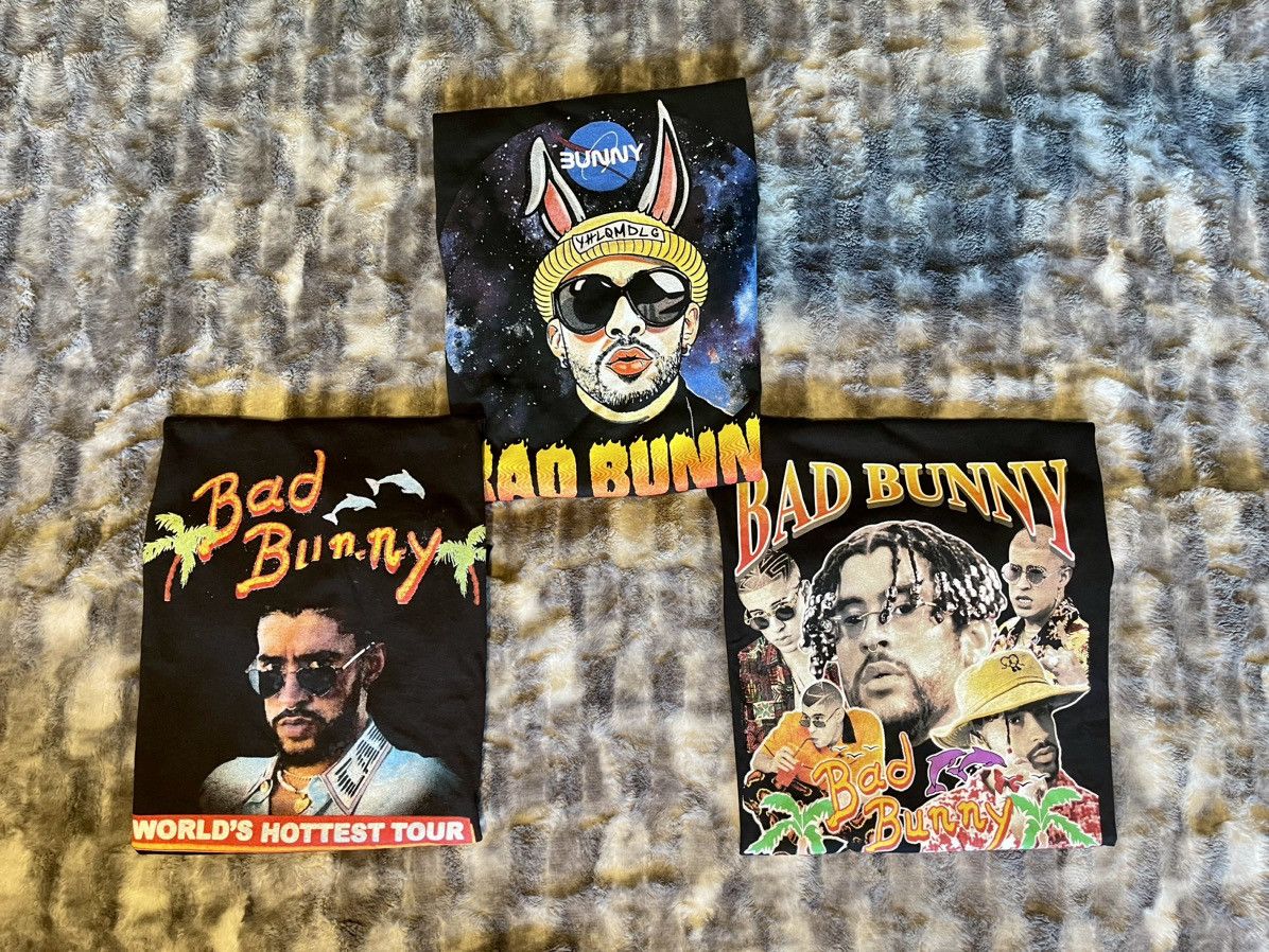 Bad on sale Bunny Official Tour Merch Bucket Hat - World Hottest Tour