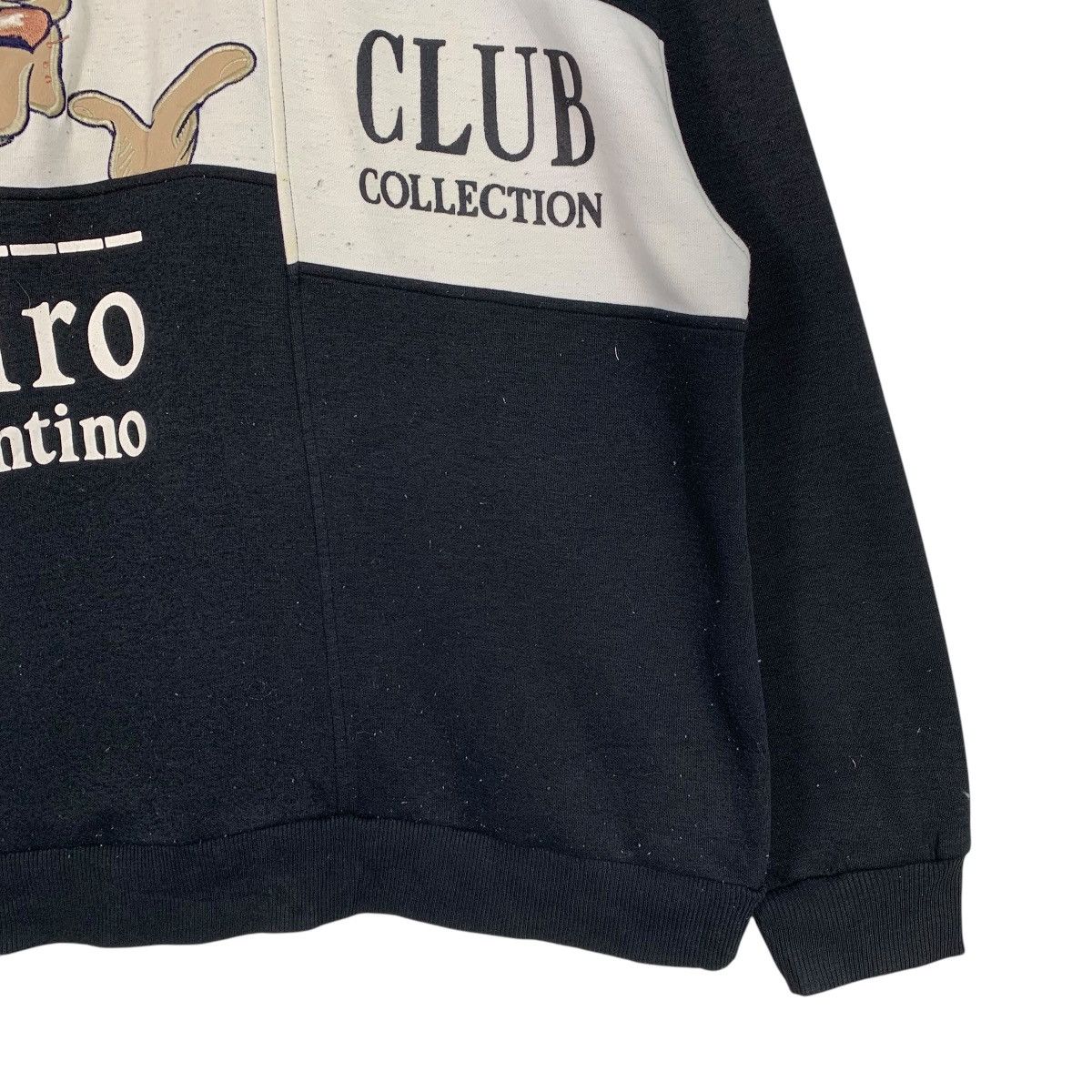 Japanese Brand Carlo Valentino Quarter Zipper Sweater Size US M / EU 48-50 / 2 - 4 Thumbnail