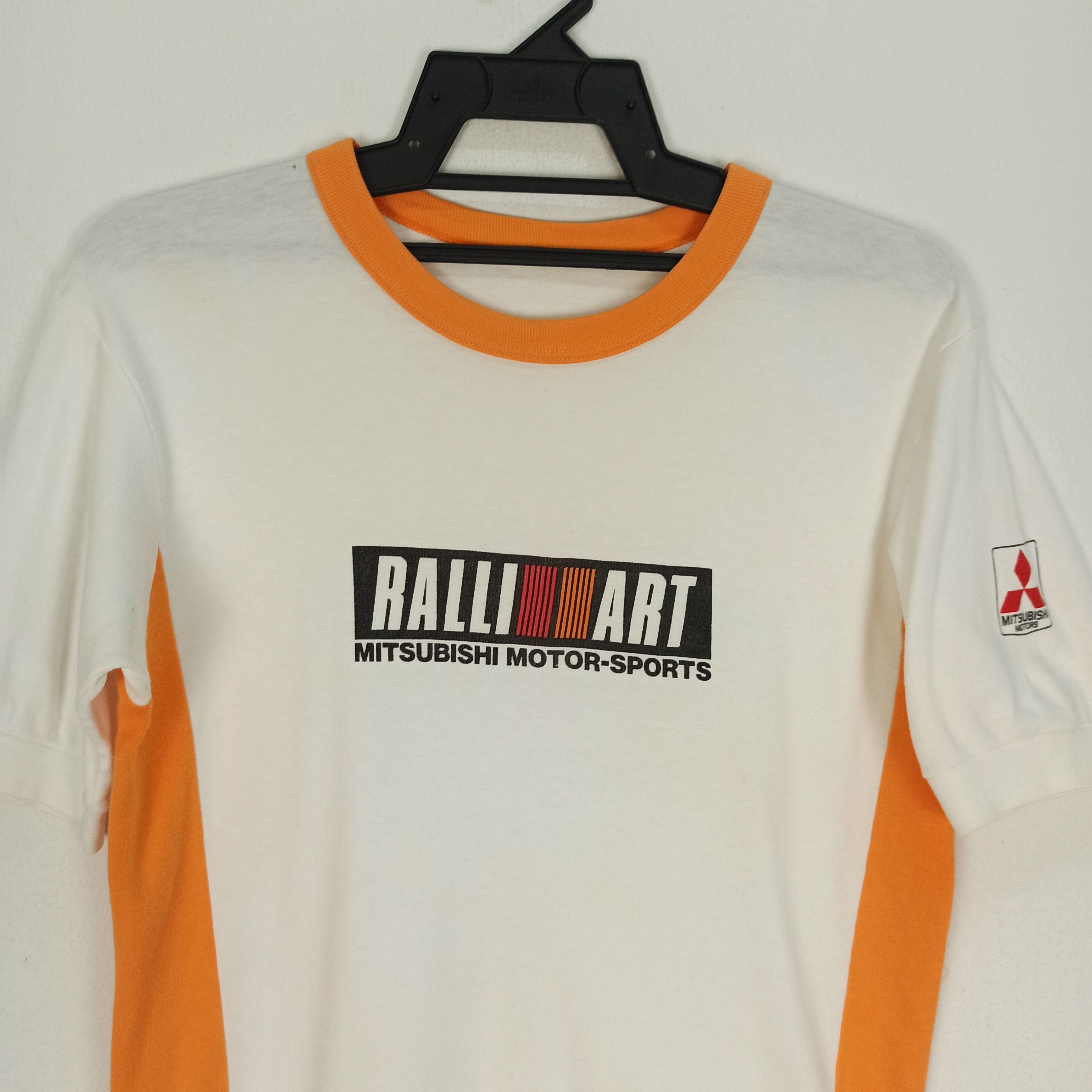 Sports Specialties Vintage Mitsubishi RalliArt Ringer Single Stitch Tees Size US M / EU 48-50 / 2 - 2 Thumbnail