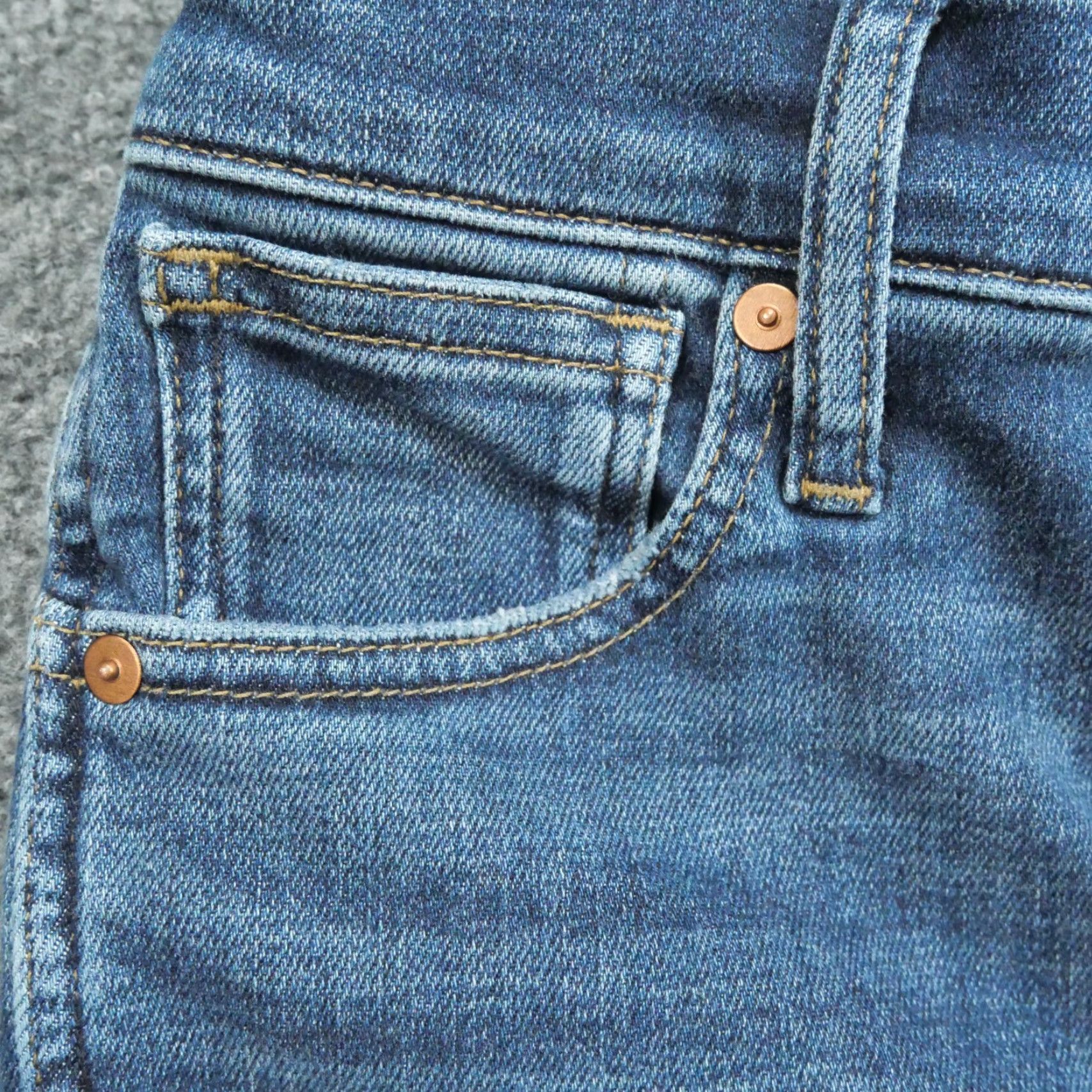 Madewell Madewell Jeans Womens Blue 25 High Rise Skinny Stretch Denim Pants 26x28 Jeans Size 42" / US 20 - 3 Thumbnail