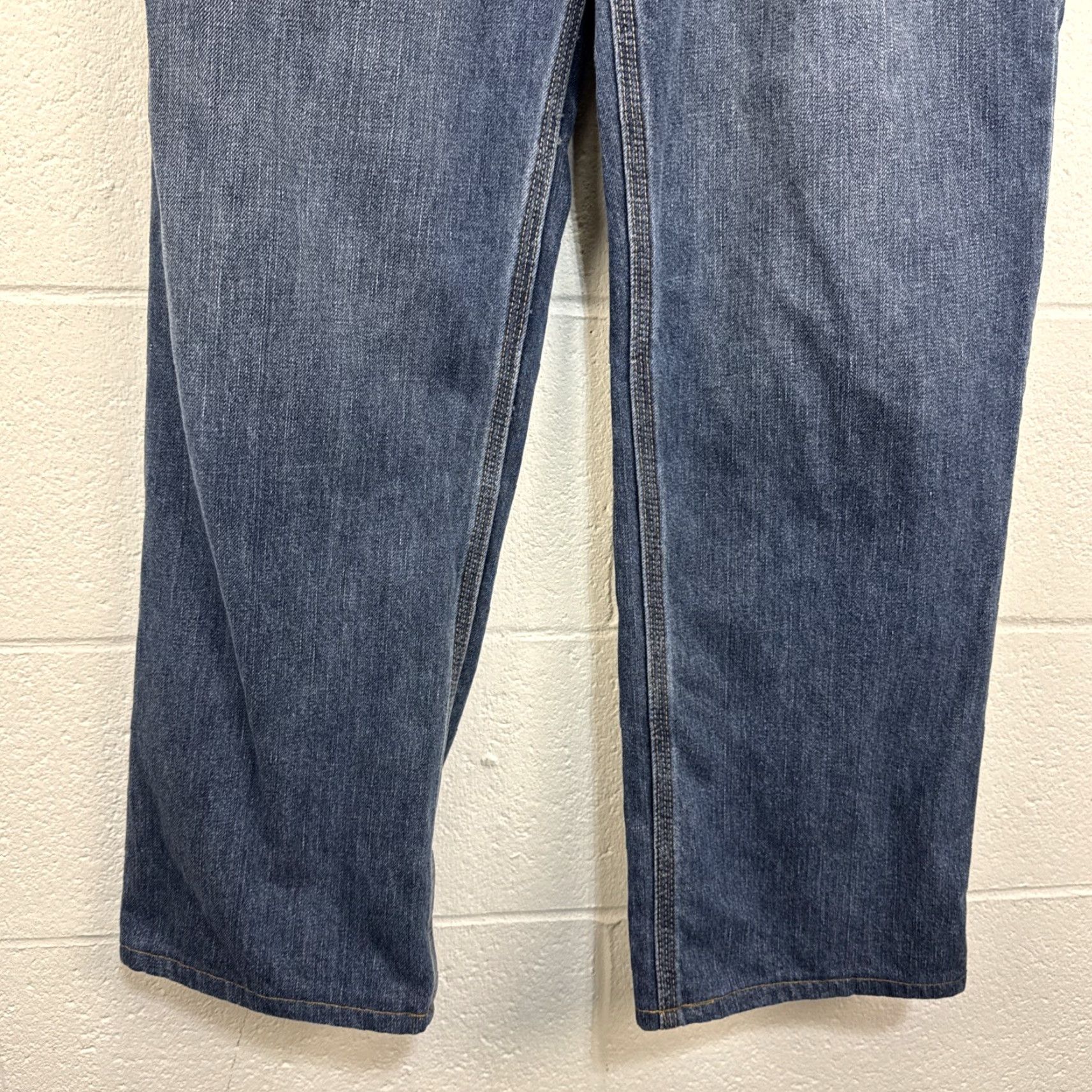 Carhartt Carhartt Jeans Denim Relaxed Fit Size 30x32 101483-968 Blue Medium Wash Men 5-Pocket Logo Workwear Classic 90s Grunge Motorcycle USA Size US 30 / EU 46 - 6 Thumbnail