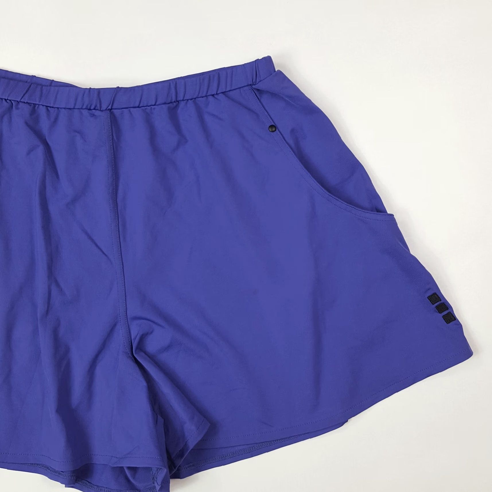 Vintage VINTAGE Jamie Sadock Purple High Waist Women’s M Casual Lounge Retro Sports Shorts Size 28" / US 6 / IT 42 - 3 Thumbnail