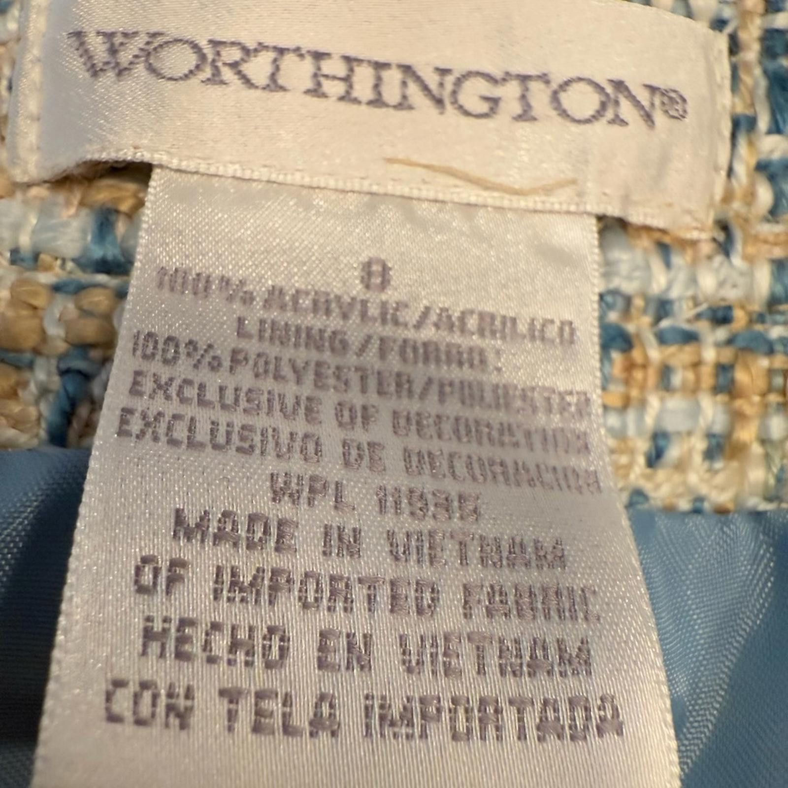 Worthington Worthington tweed mini skirt SZ 8 Size 30" / US 8 / IT 44 - 5 Thumbnail