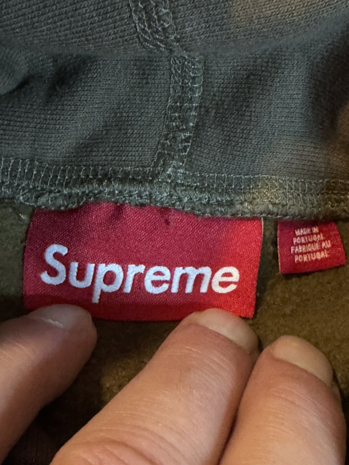 Supreme Supreme Dusty Brown Large Old English Hooded Sweatshirt Size US L / EU 52-54 / 3 - 11 Thumbnail
