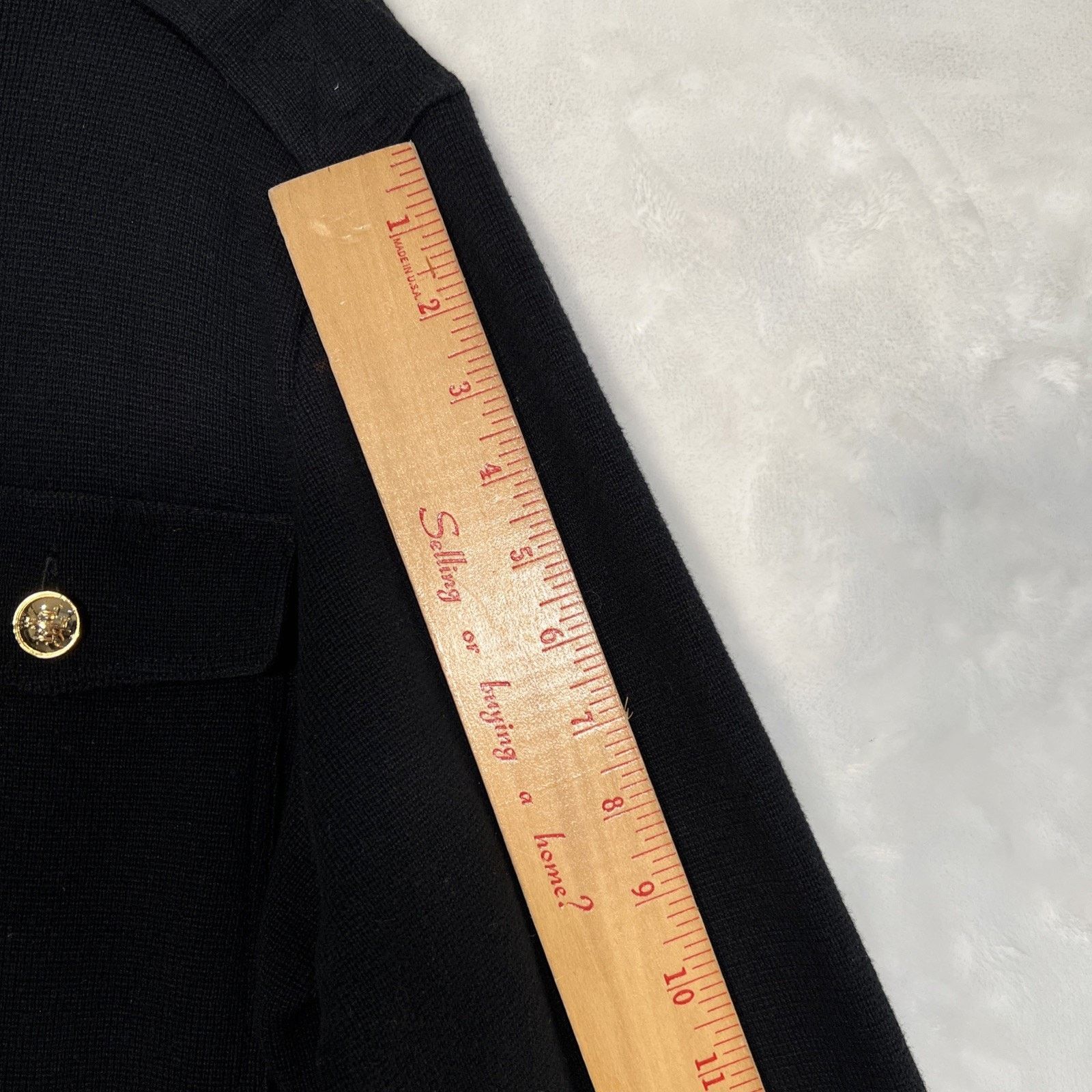 Lauren Ralph Lauren Lauren Ralph Lauren Blue Military Style Sweater w/Gold Size XL / US 12-14 / IT 48-50 - 10 Thumbnail