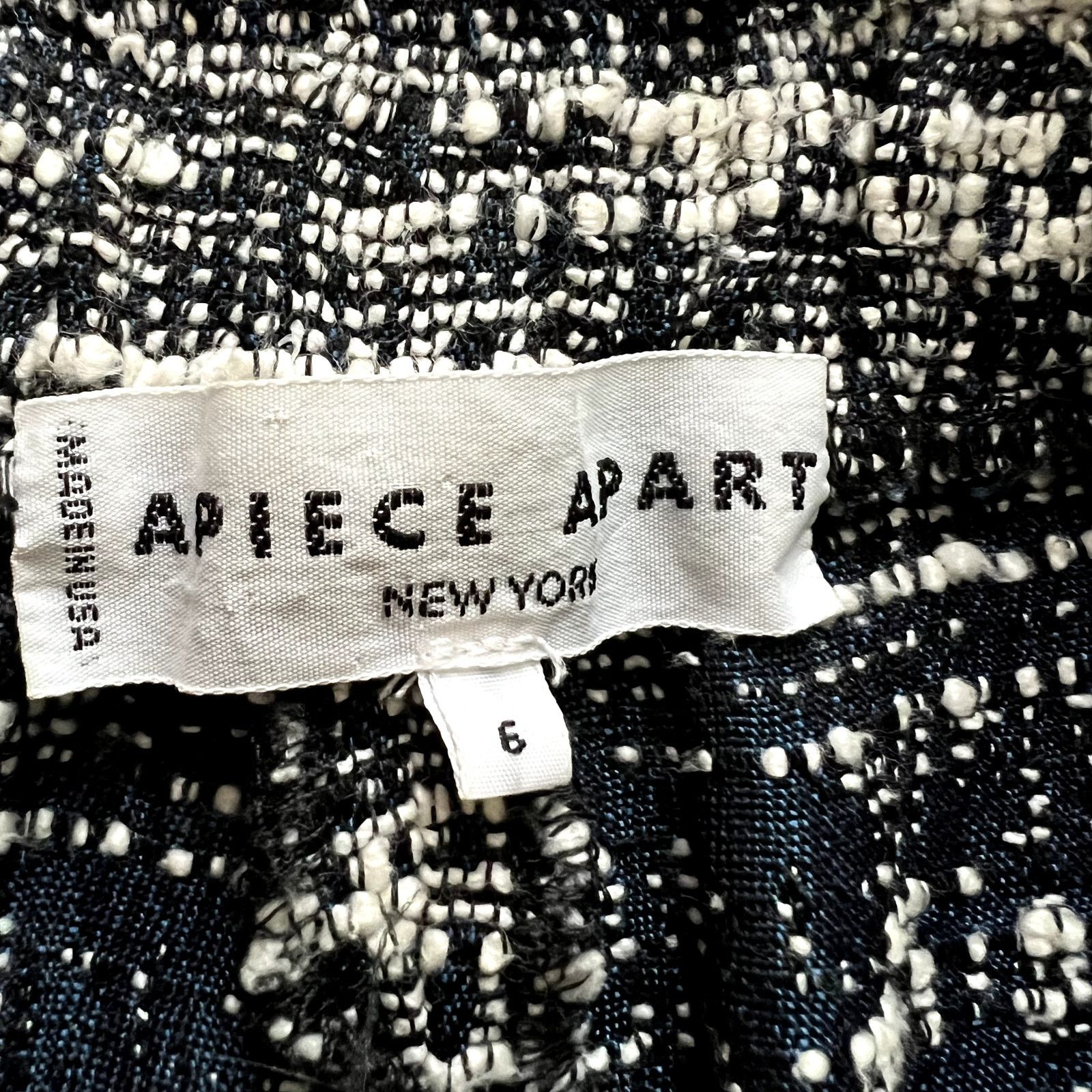 Apiece Apart Apiece Apart cotton blend wide cropped pants high rise gray Size 28" / US 6 / IT 42 - 5 Thumbnail