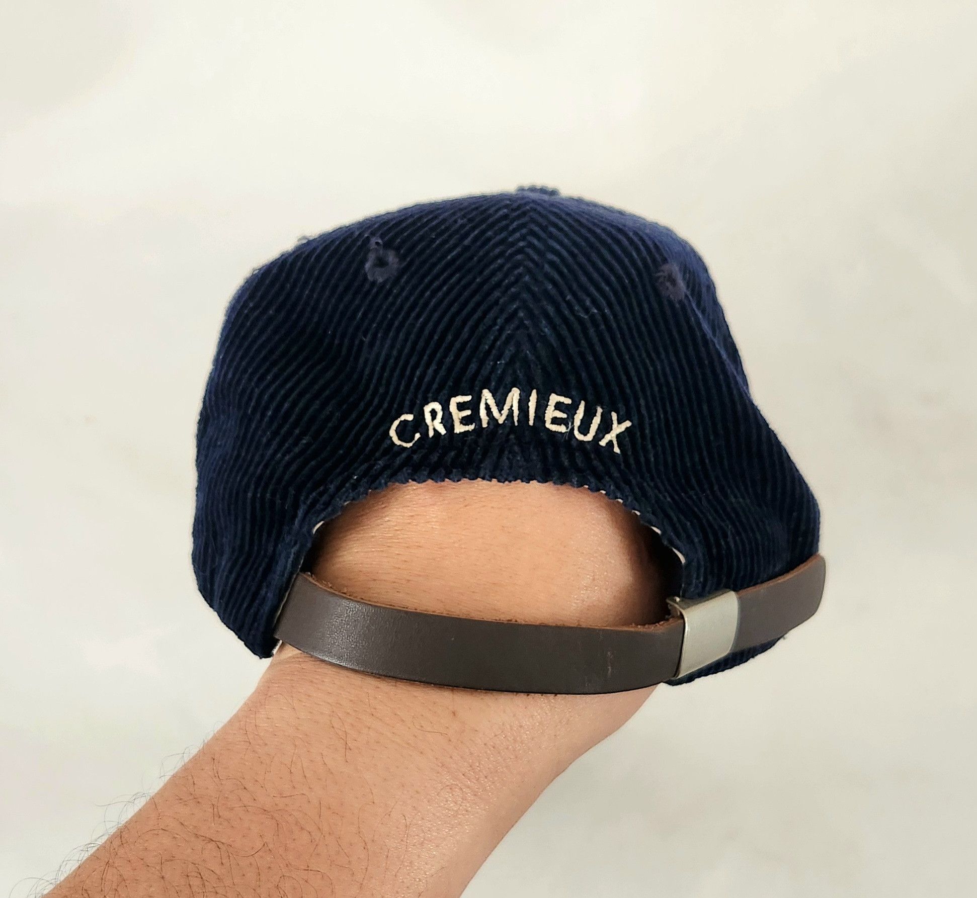 Cremieux × Designer Cremieux Lab Dog Embroidery One Size Blue Corduroy Size ONE SIZE - 3 Thumbnail