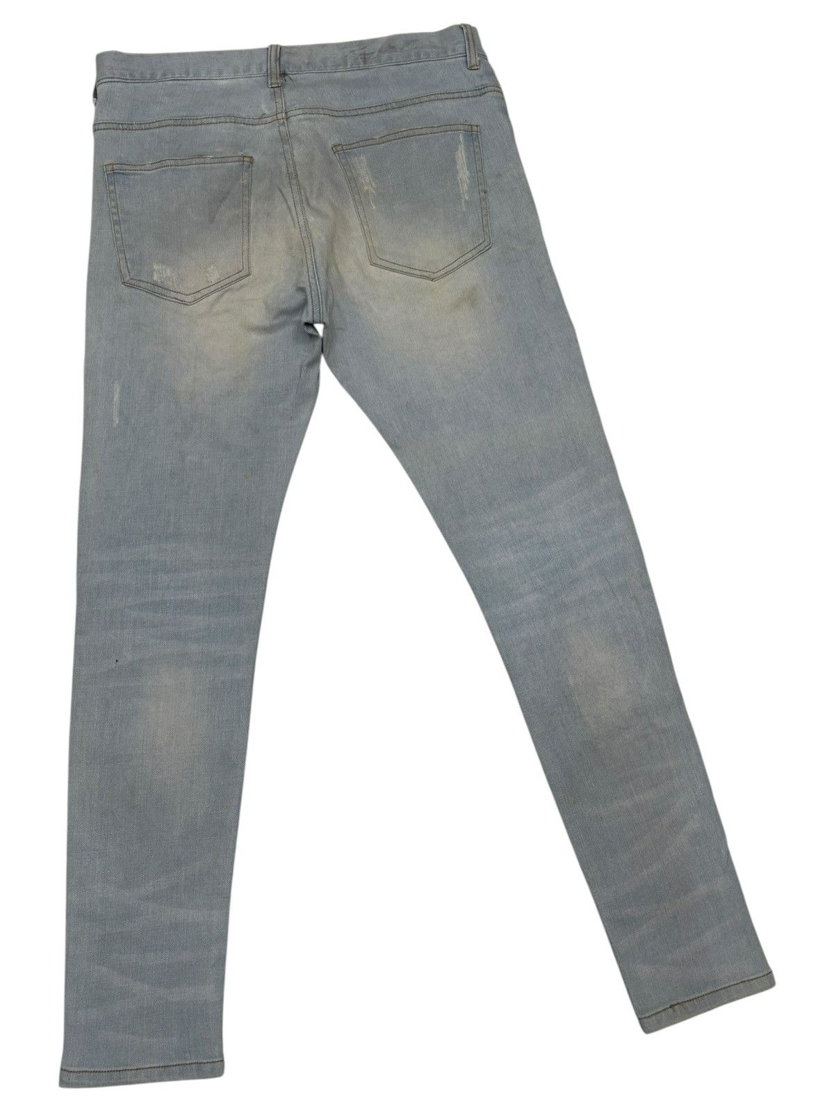 Kapital Vintage Japanese Brand Paisley Patchwork Distress Denim Jean Size US 31 - 4 Thumbnail