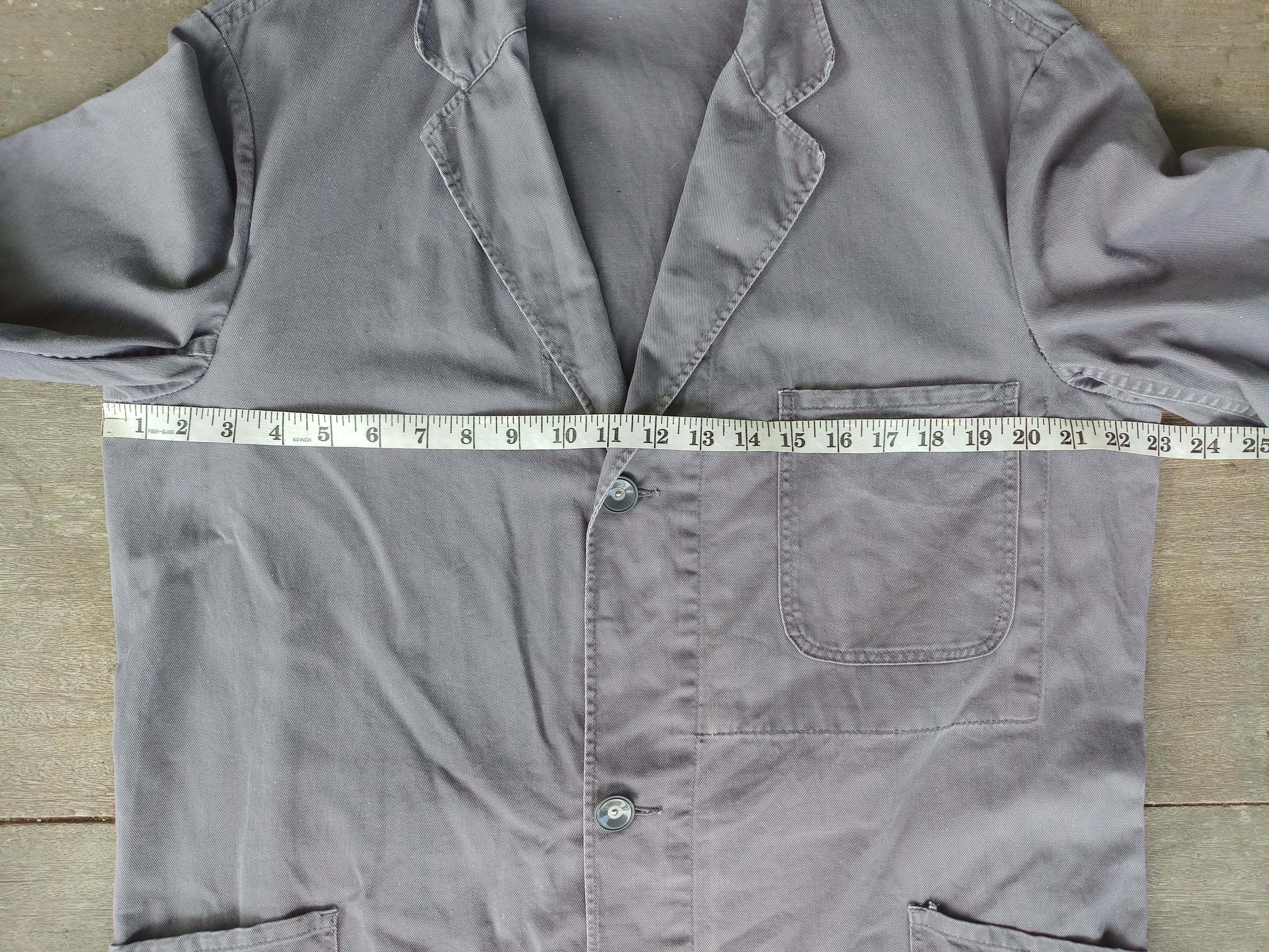 Other VTG 70s Germany Greiff Sanfor Chore Jacket gray size 52 ,L Size US L / EU 52-54 / 3 - 4 Thumbnail