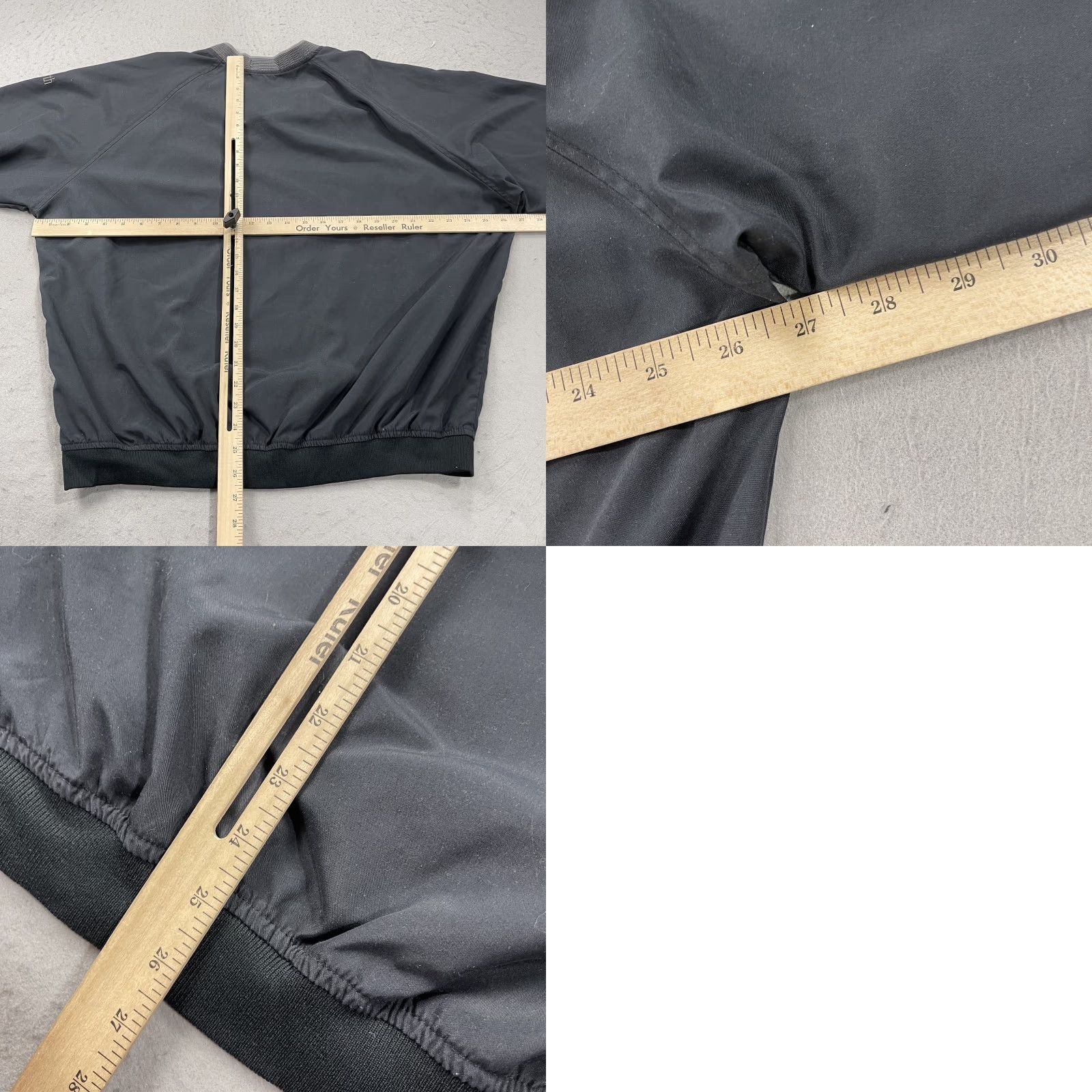Vintage VINTAGE Ashworth Golf Jacket Mens Large Black Windbreaker Pullover Made USA 90s Size US L / EU 52-54 / 3 - 8 Thumbnail