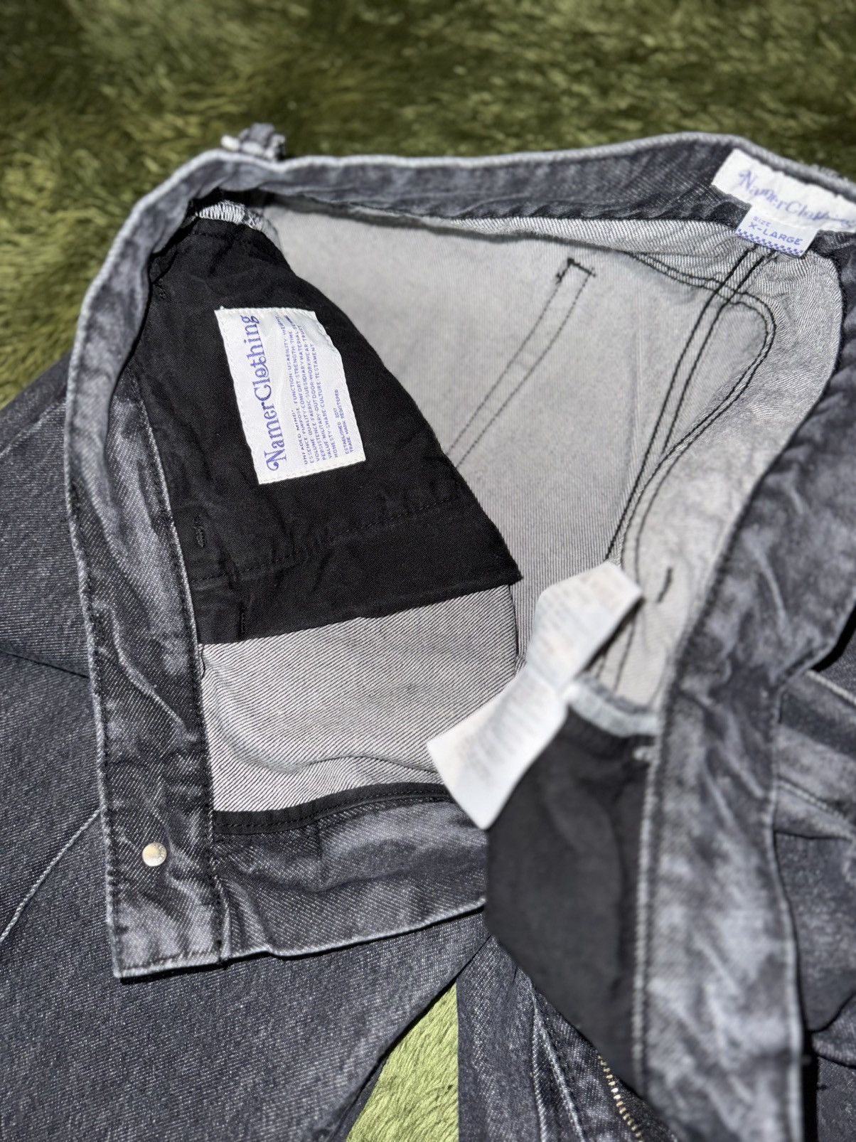 Japanese Brand [XL] Namerclothing (Korean brand) Pin-tuck Denim Pants Grey Size US 32 / EU 48 - 4 Thumbnail