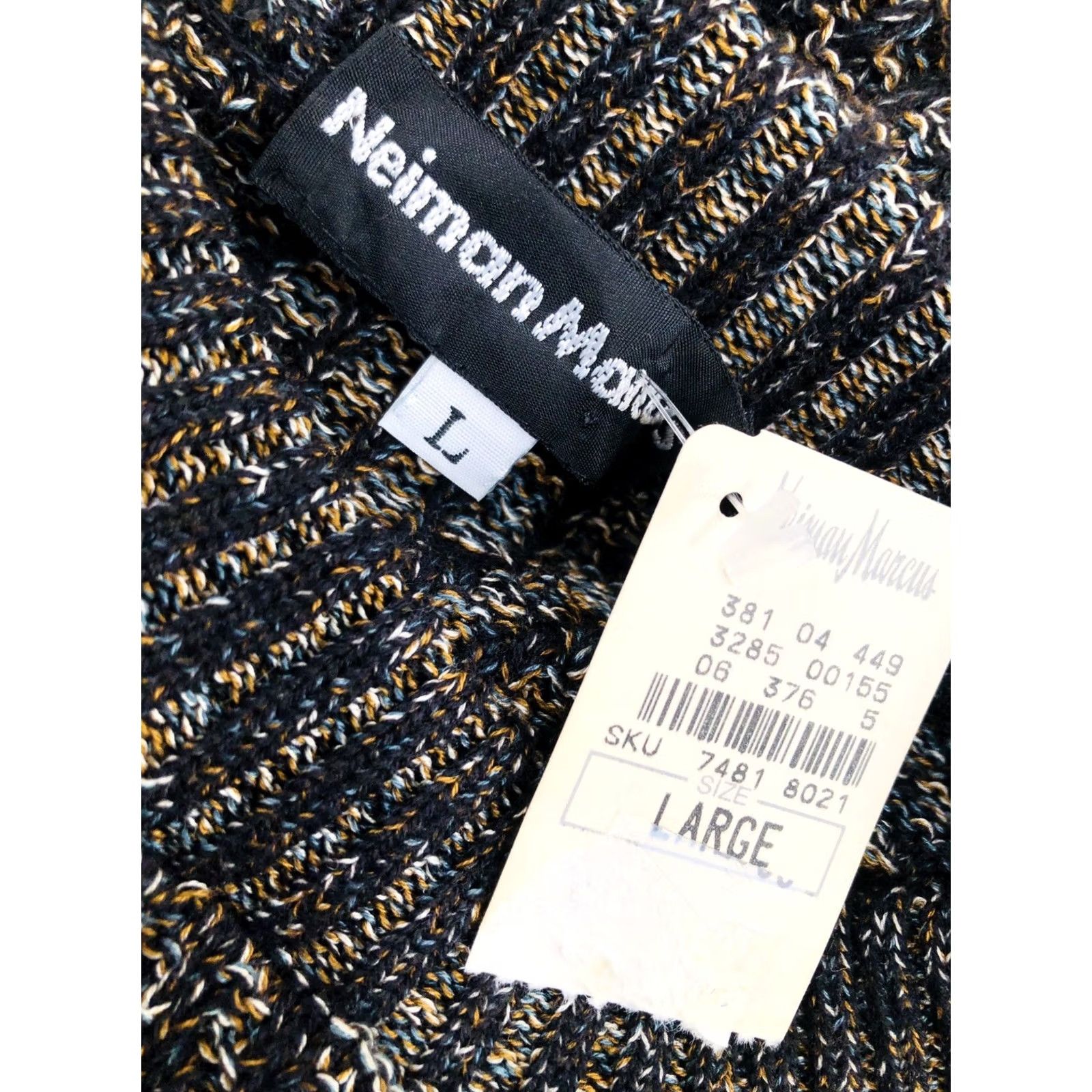 Neiman Marcus NEIMAN MARCUS - w TAGS - Knit Geometric Mens Lg. Sweater Size US L / EU 52-54 / 3 - 5 Thumbnail
