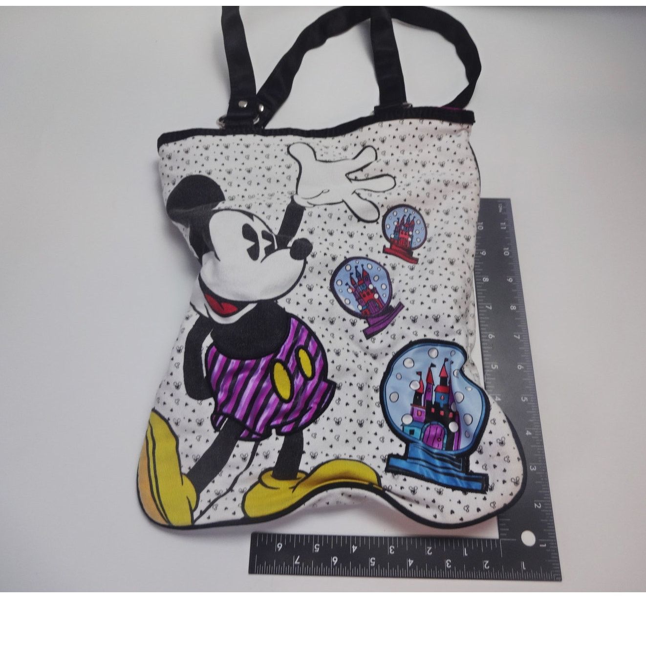 Disney Disneyland Mickey Snow Globe Tote Bag RARE VTG Size ONE SIZE - 11 Thumbnail