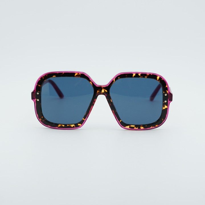 Dior Dior DIORHIGHLIGHT S1I 24B0 Sunglasses Havana Square Frame Size ONE SIZE - 7 Thumbnail