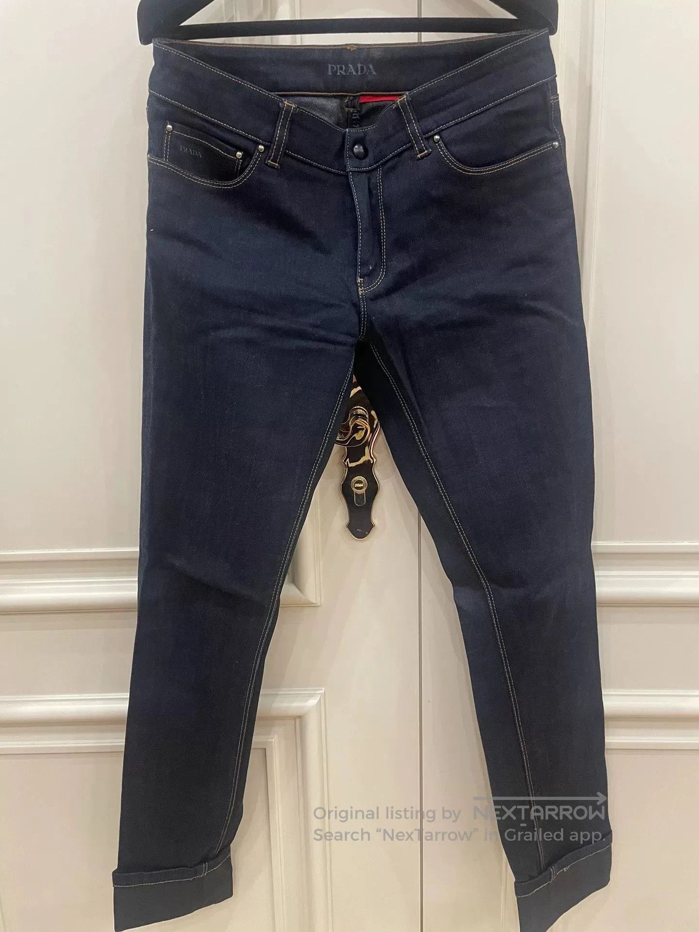 Prada Prada Black Label Rolled Hem Jeans. Size 28" / US 6 / IT 42 - 1 Thumbnail