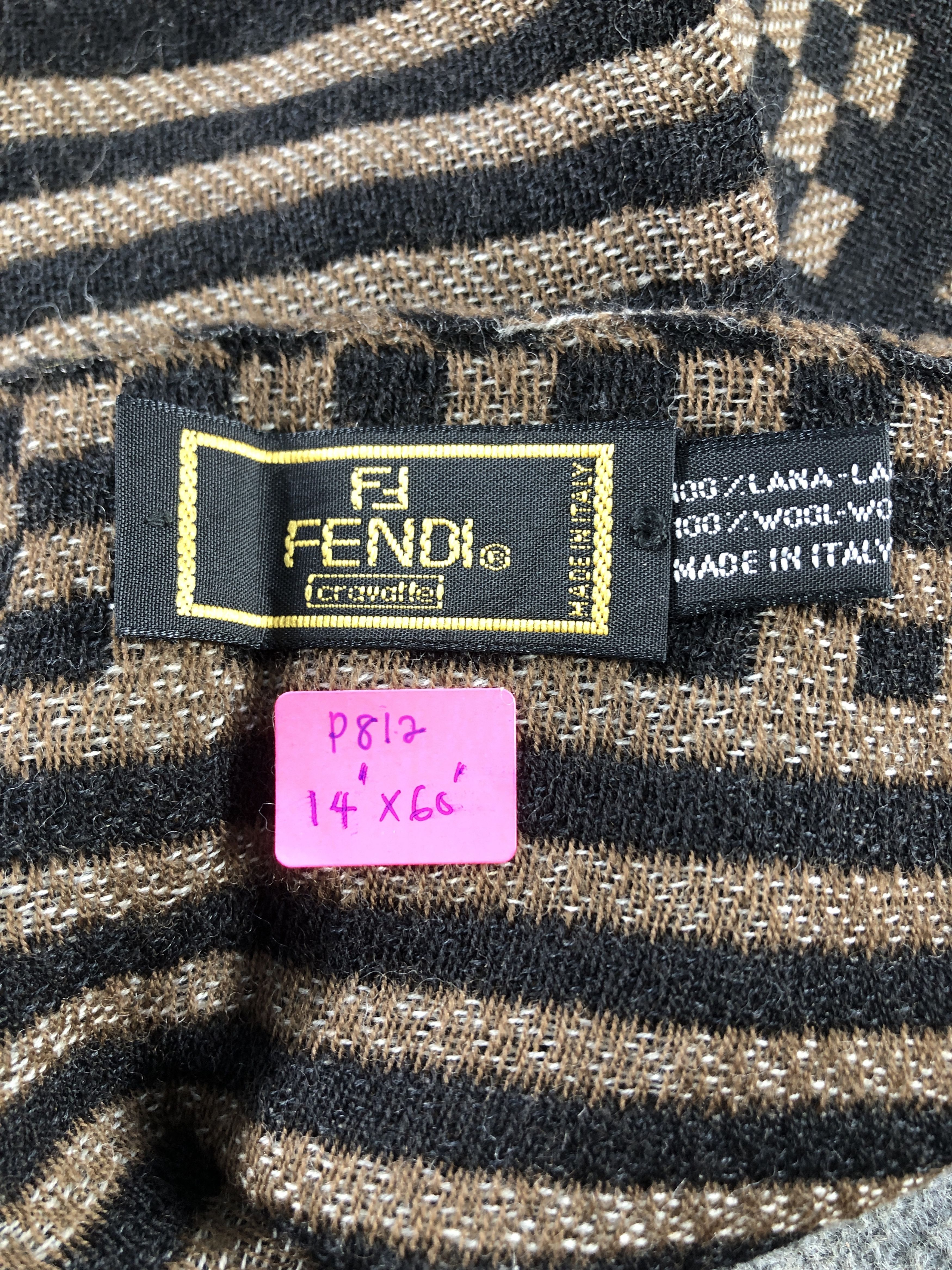 Fendi Fendi Scarf / Muffler / Neckwear P812 Size ONE SIZE - 5 Thumbnail