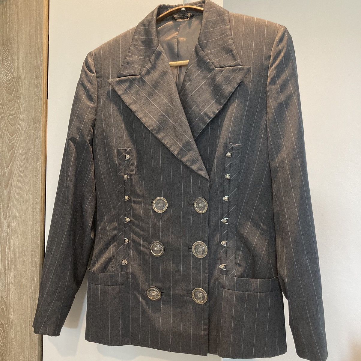 Versace Vintage 90s GIANNI VERSACE Runway S/S 1995 Women's jacket Size M / US 6-8 / IT 42-44 - 1 Thumbnail