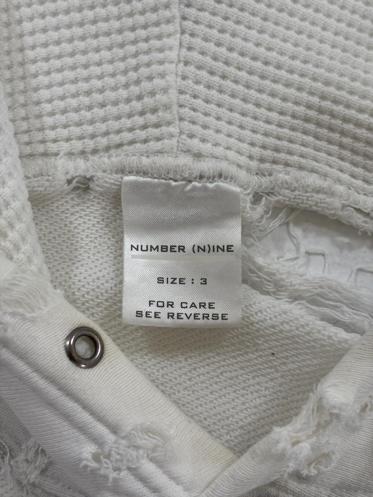 Number (N)ine Number (N)ine Thrashed Hoodie Size US M / EU 48-50 / 2 - 7 Thumbnail