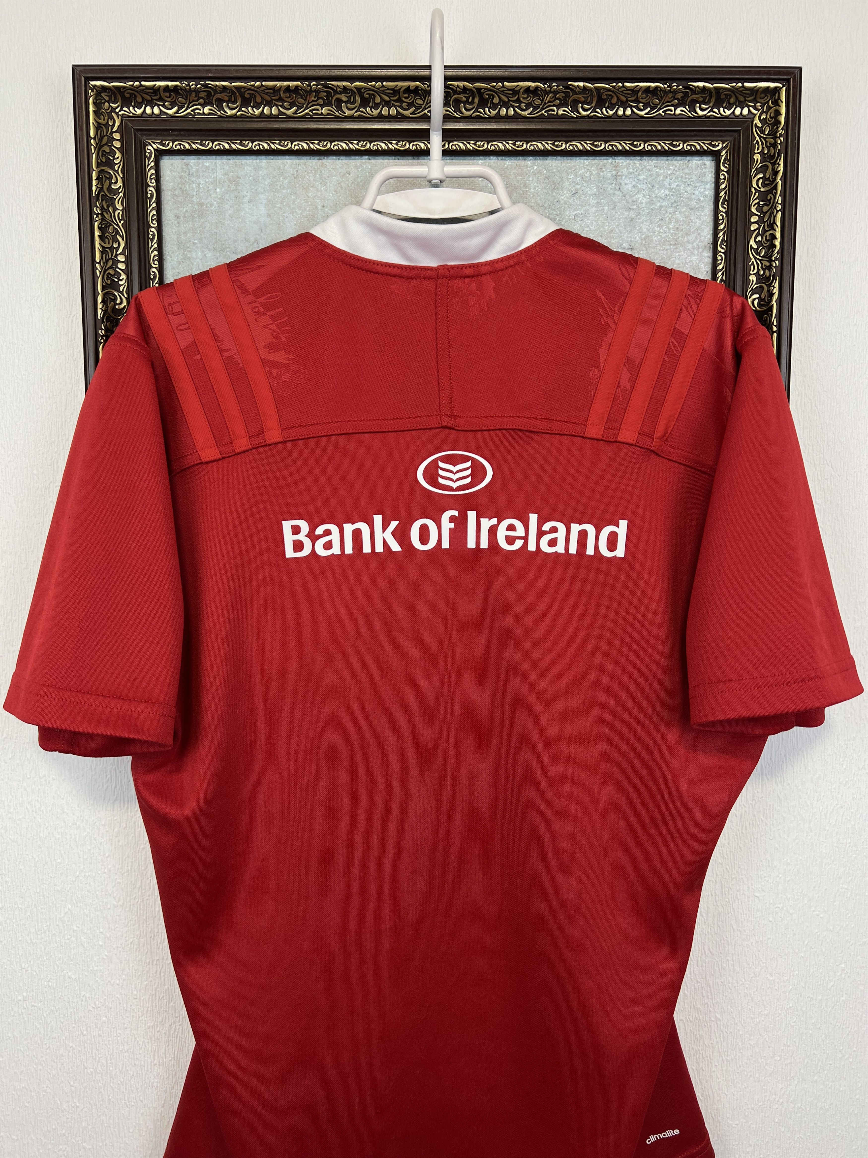 Adidas Munster Rugby Union Red Jersey Trikot Sport Shirt Rare Hype Size US M / EU 48-50 / 2 - 10 Thumbnail