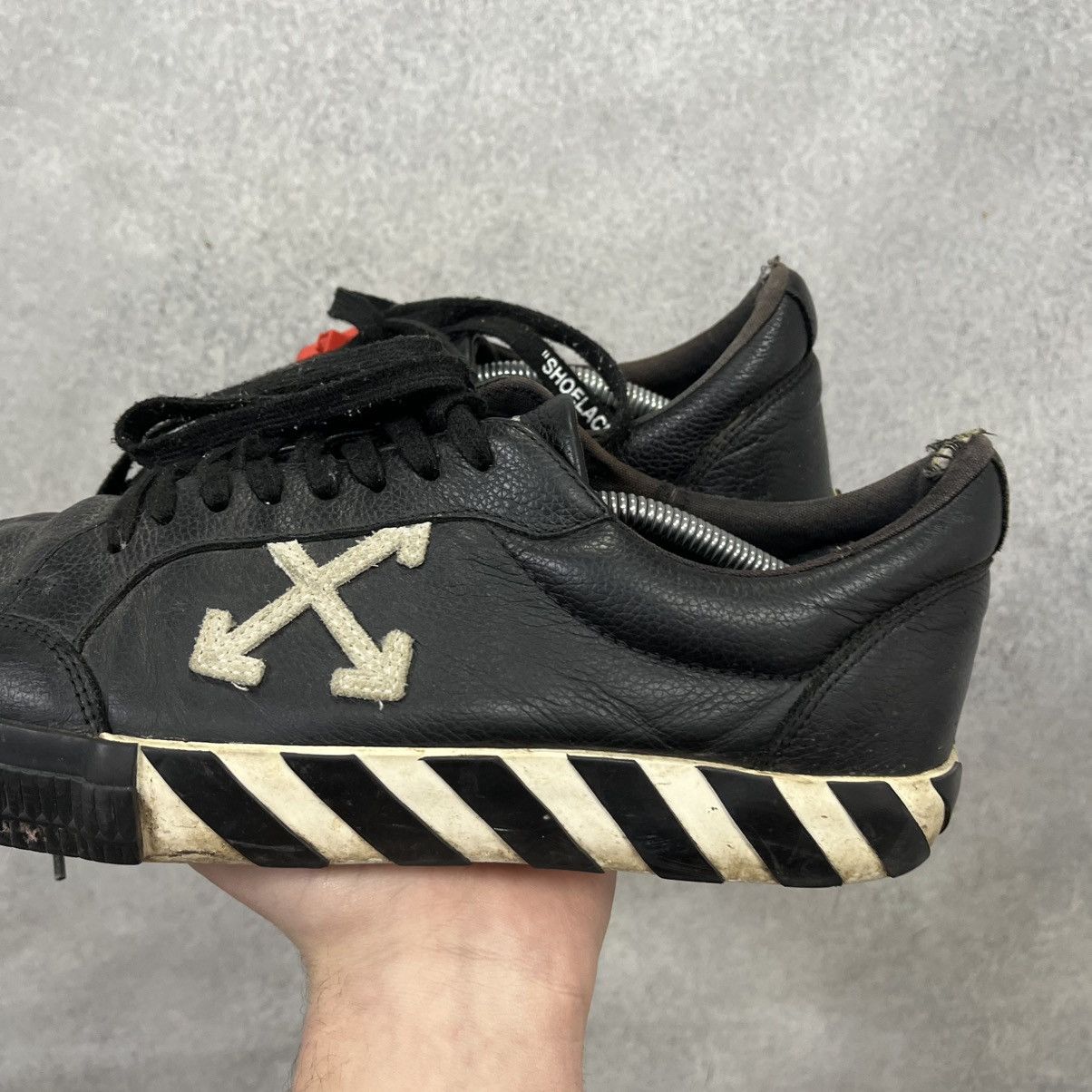 Off-White Off white vulcanized sneakers shoes Black Size US 11 / EU 44 - 8 Thumbnail