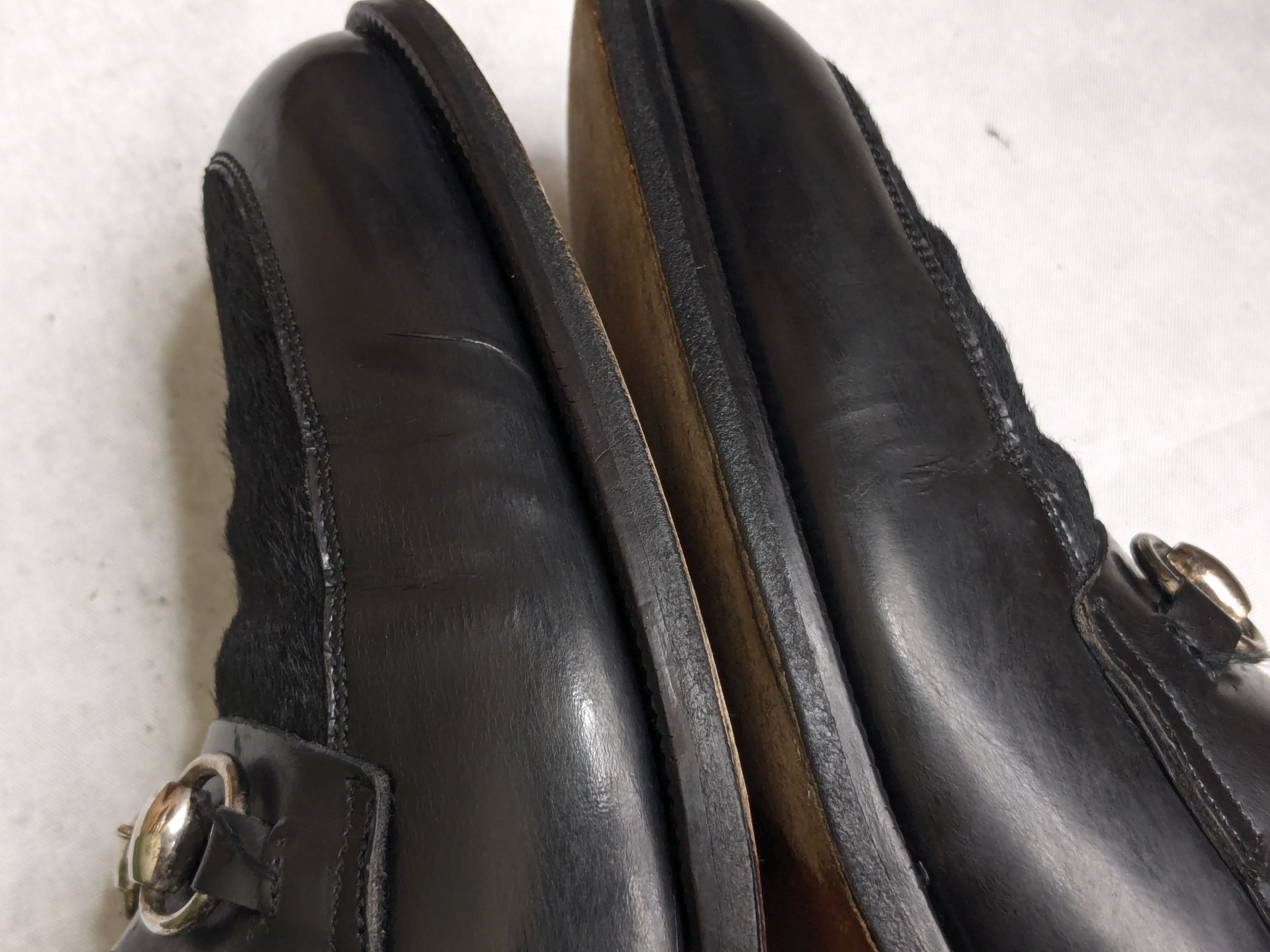 Gucci Gucci Horsebit Loafers Black 8.5 Leather Pony Hair Size US 8.5 / EU 41-42 - 5 Thumbnail