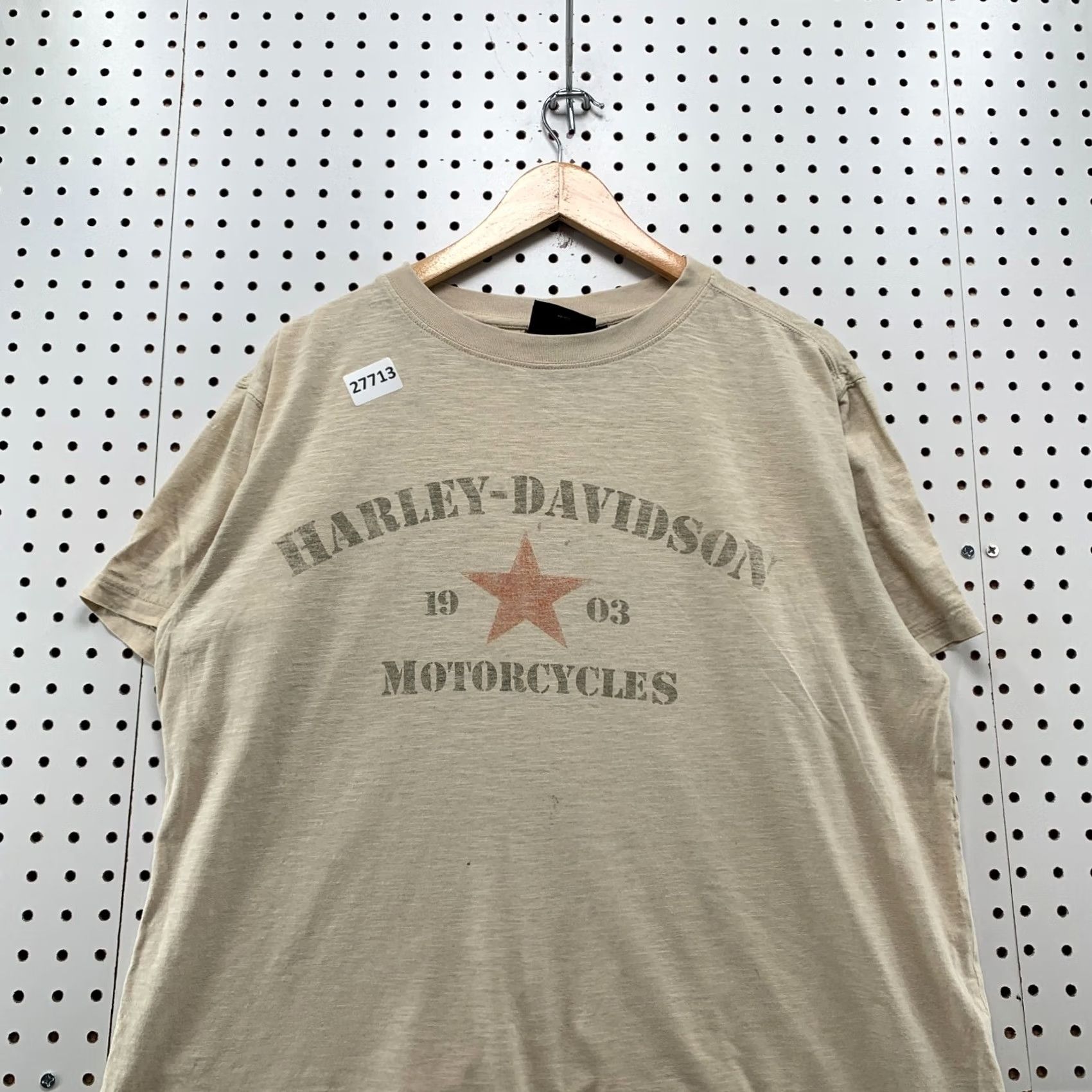 Harley Davidson Harley Davidson Motorcycle Shirt Beige Mens Large Short Sleeve Adult L Size US L / EU 52-54 / 3 - 5 Thumbnail