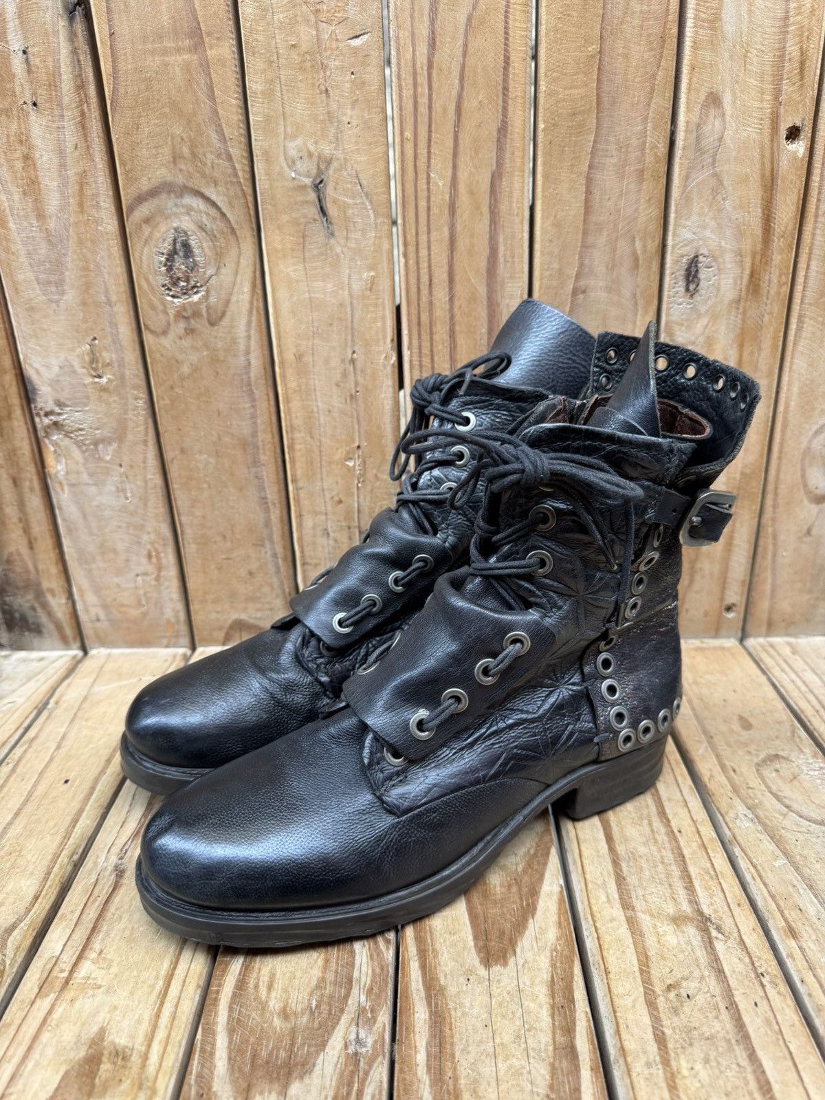 A.S.98 A.s 98 black Women’s leather boots EUR 39 US 8.5-9 UK 6 Size US 9 / IT 39 - 8 Thumbnail