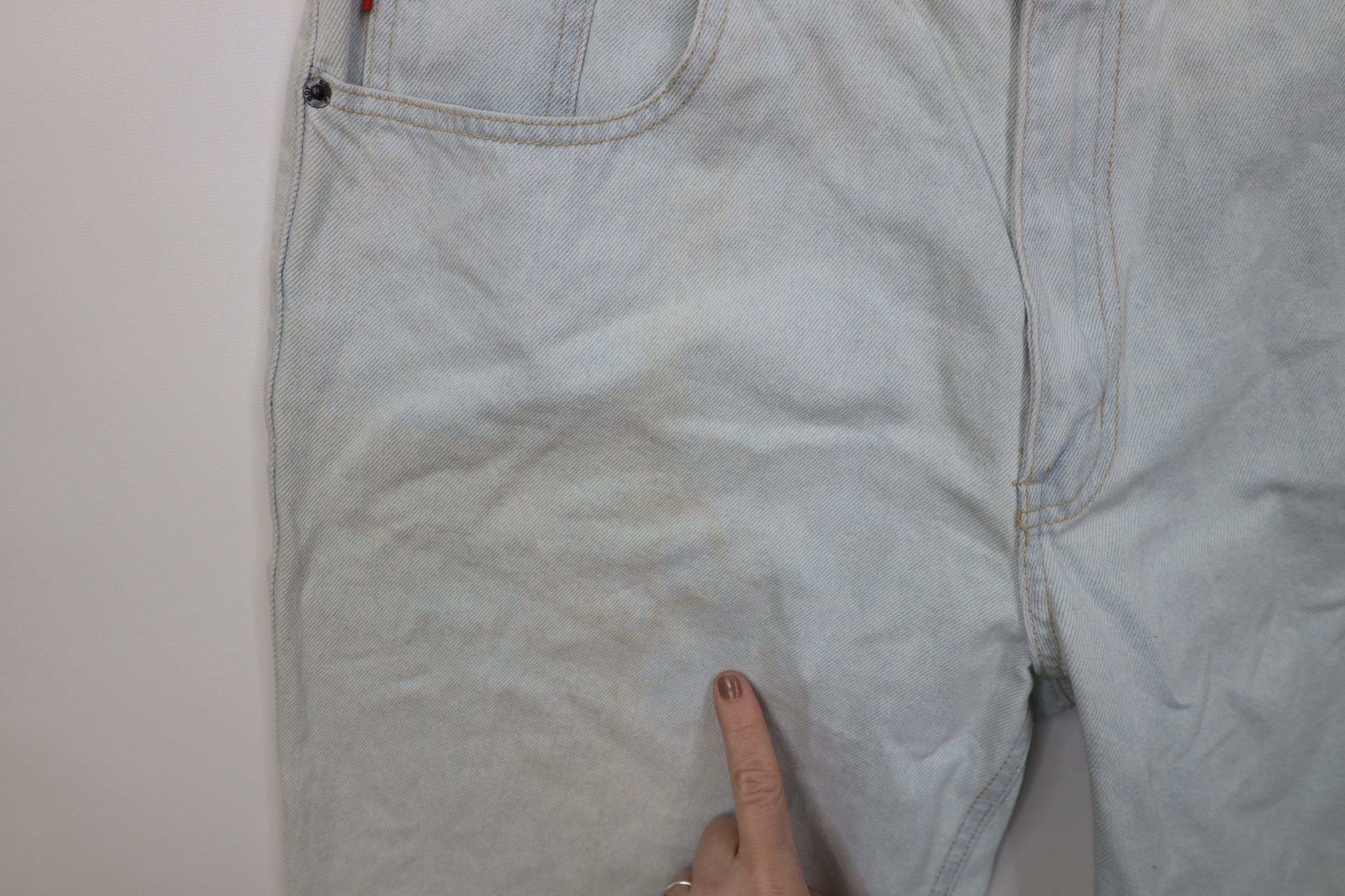 Vintage Vintage 90s Streetwear Baggy Relaxed Fit Denim Jean Shorts Size US 34 / EU 50 - 5 Thumbnail