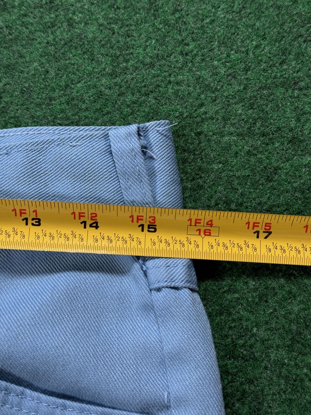 Vintage Vintage 70s Big Yank Flare Bell Bottom Mens 30x30 Blue Pants Size US 30 / EU 46 - 4 Thumbnail