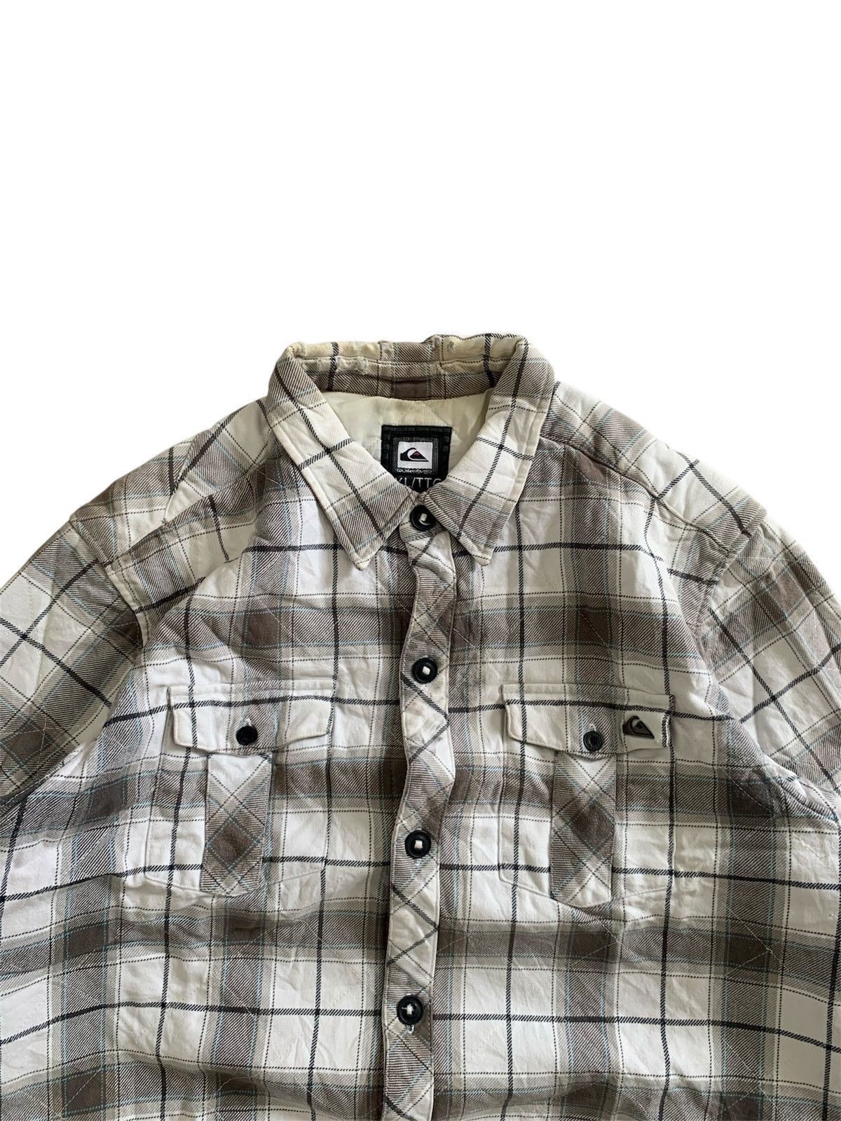 Quiksilver Vintage Quiksilver Flannel Quilted Jacket Size US XL / EU 56 / 4 - 4 Thumbnail