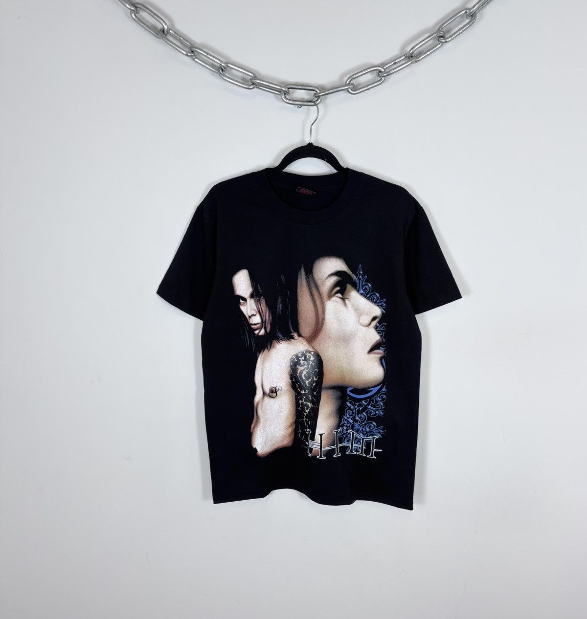 Band Tees Vintage HIM Big Logo Black Rock Band T-Shirt Tee Size US L / EU 52-54 / 3 - 1 Thumbnail