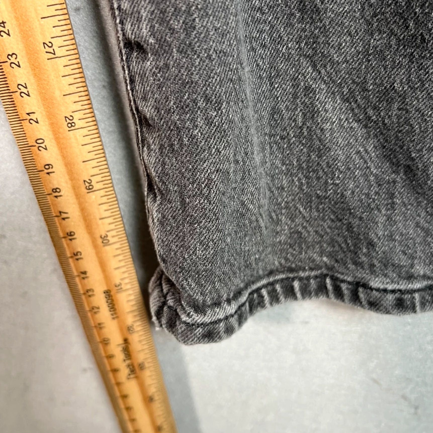 Bdg BDG Urban Outfitters Gray Distressed High-Rise Flare Jeans Womens Size 34 Size 24" / US 00 / IT 34 - 7 Thumbnail
