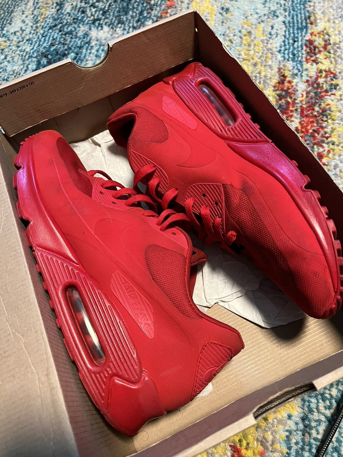 Kanye West × Nike air max 90 USA 🇺🇸 Independence Day Size US 12 / EU 45 - 10 Thumbnail