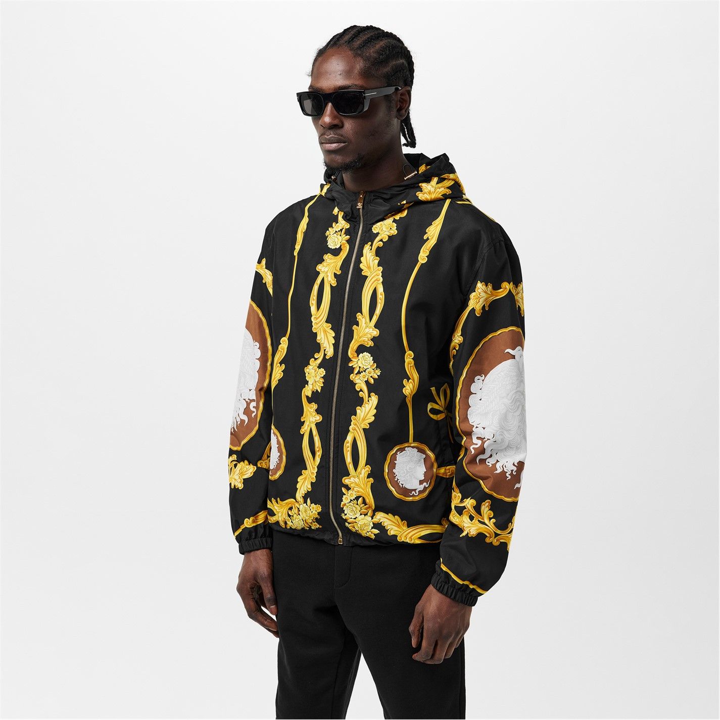 Versace o1g2r1mq0526 Medusa Tech Lightweight Windbreaker Jacket Size US L / EU 52-54 / 3 - 3 Thumbnail
