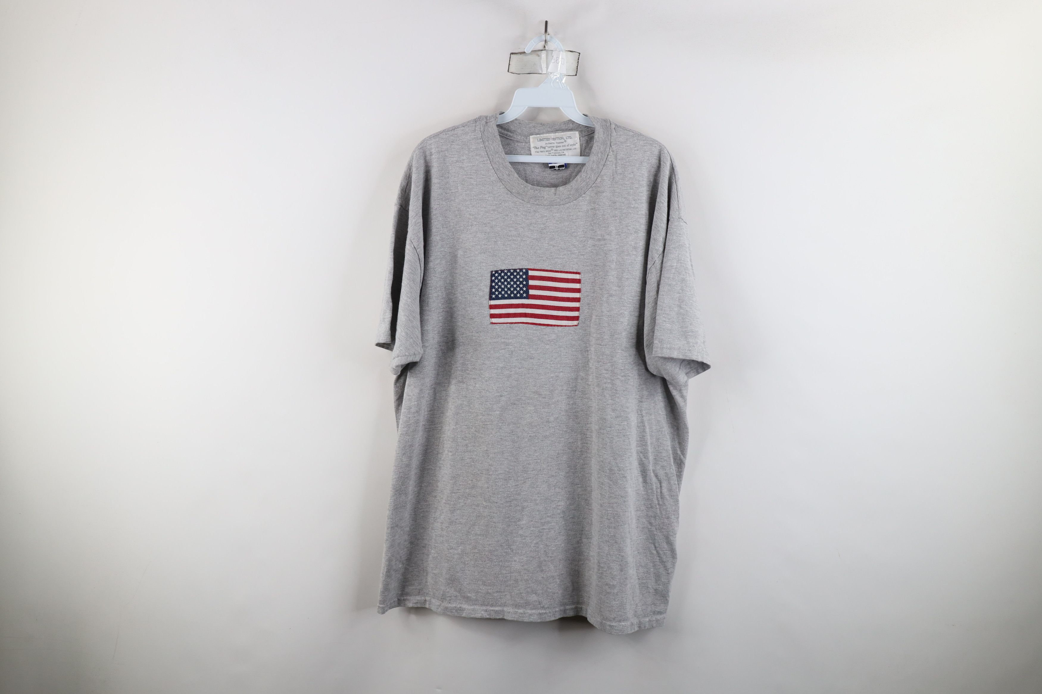 Vintage Vintage 90s Streetwear Fourth of July T-Shirt Gray USA Size US XL / EU 56 / 4 - 1 Thumbnail