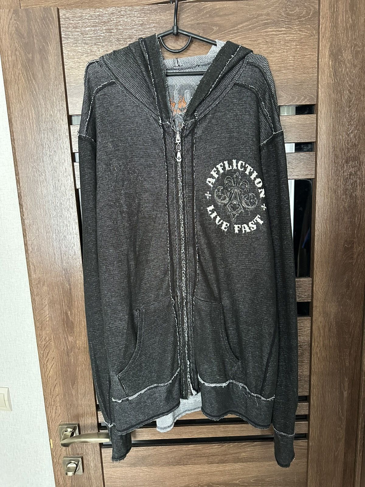 Affliction Affliction Reversible Zip Hoodie Vintage Y2K Size US XL / EU 56 / 4 - 8 Thumbnail