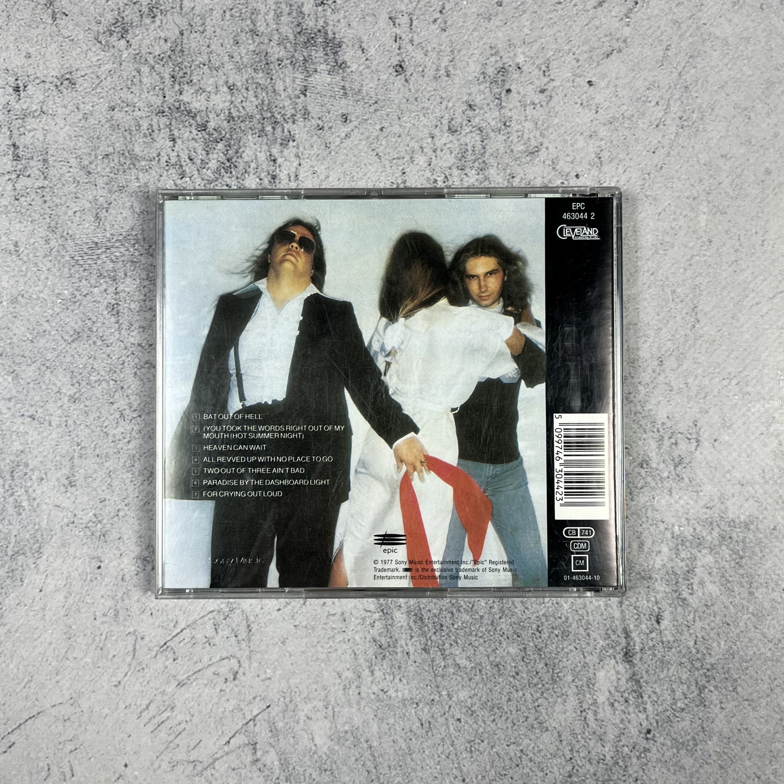 Vintage Vintage Meat Loaf “Bat Out Of Hell” CD Disk 1990’s Size ONE SIZE - 5 Thumbnail