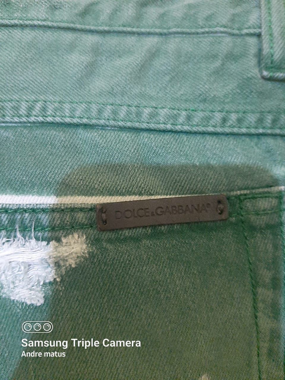 Dolce & Gabbana Dolce & Gabbana painted jeans Size US 31 - 6 Thumbnail
